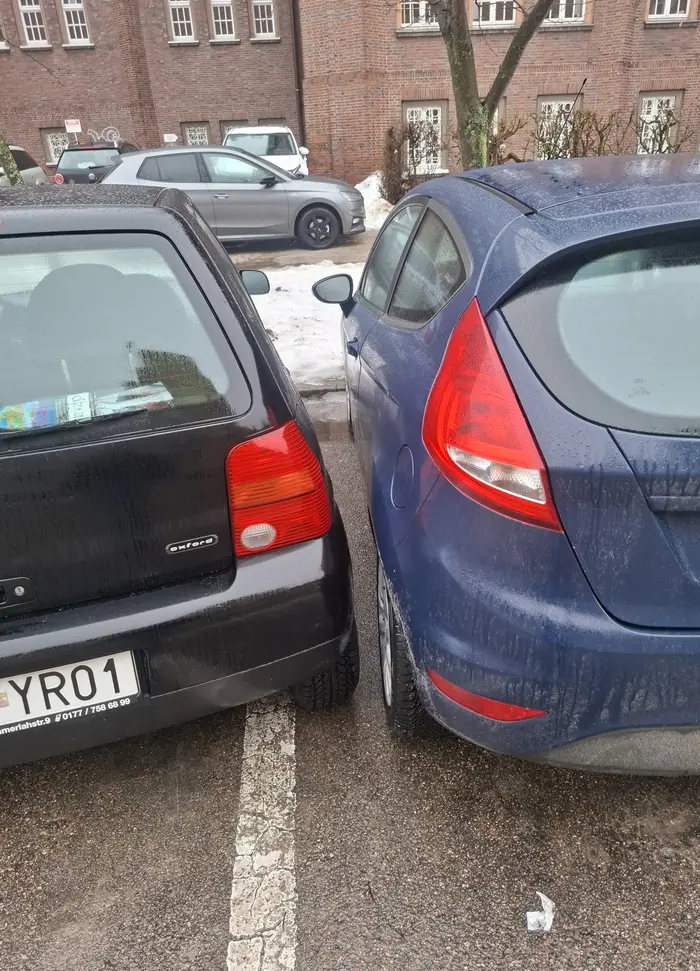 Naucz się parkować w wyznaczonych liniach, księżniczko. Przypominam, że nie jesteś sama na świecie, więc następnym razem pomyśl, że inni też chcieliby wsiąść do swojego samochodu.