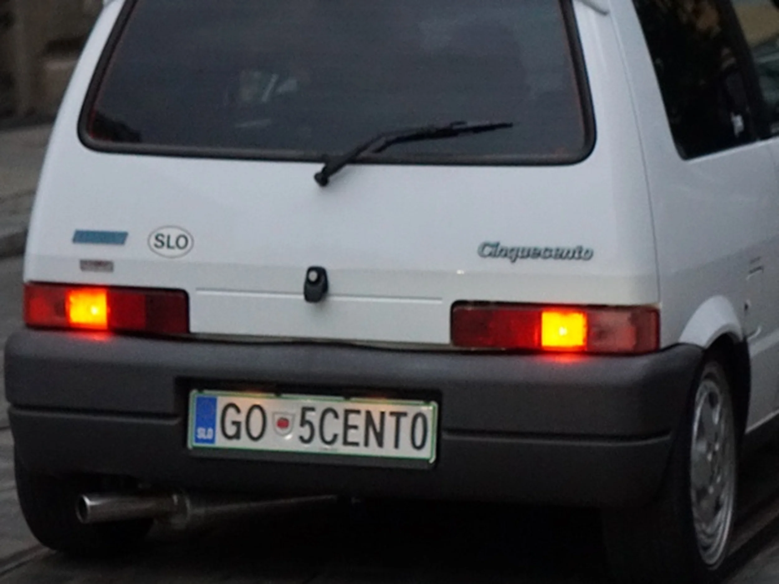 Fajny numer, blacha GO 5CENT0