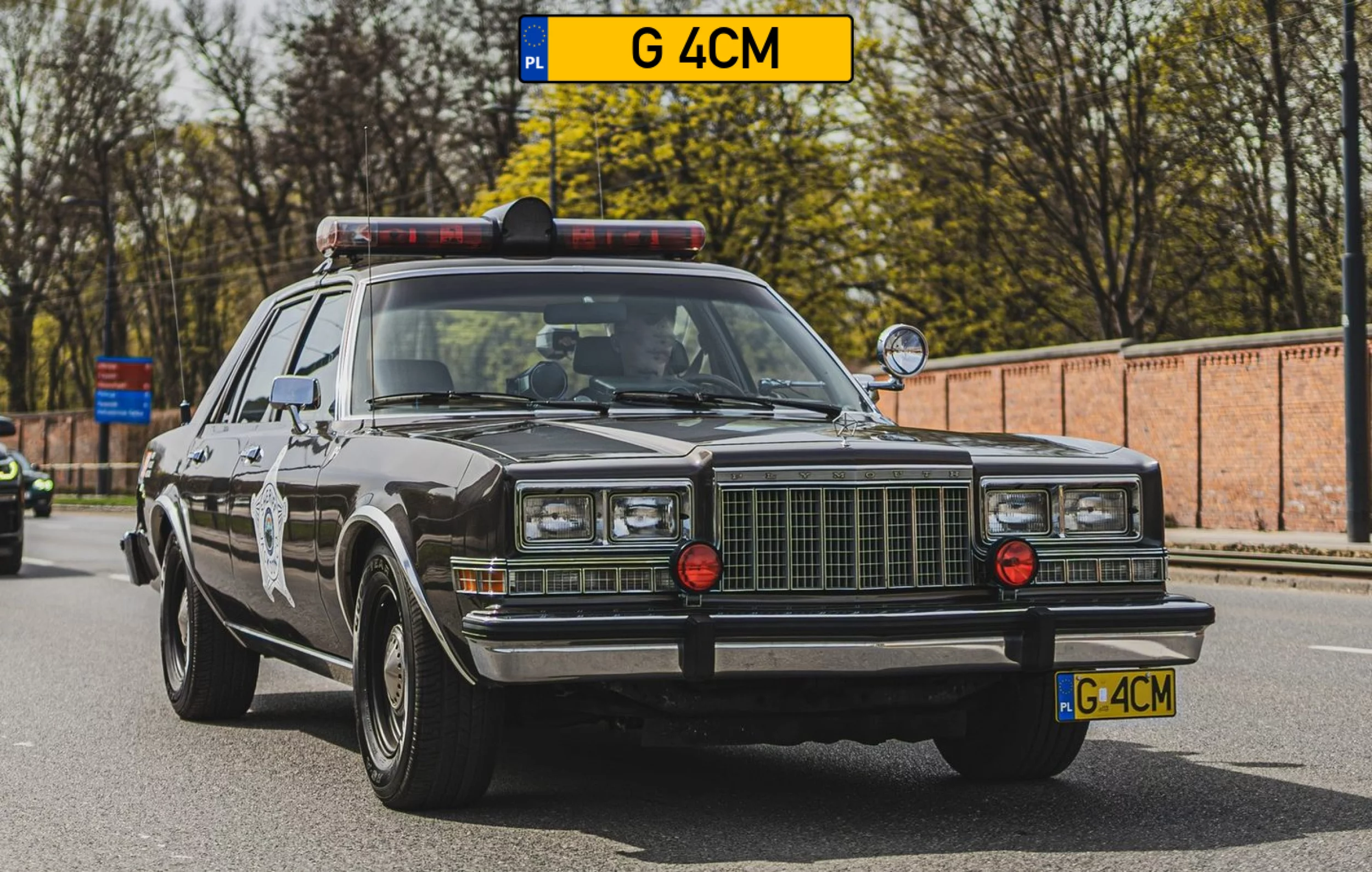 Policyjny Plymouth rodem z USA