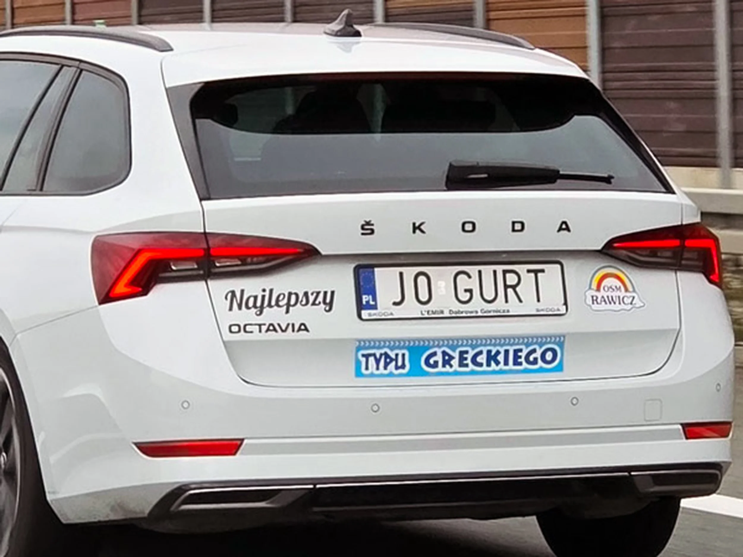 Fajny numer, blacha J0 GURT