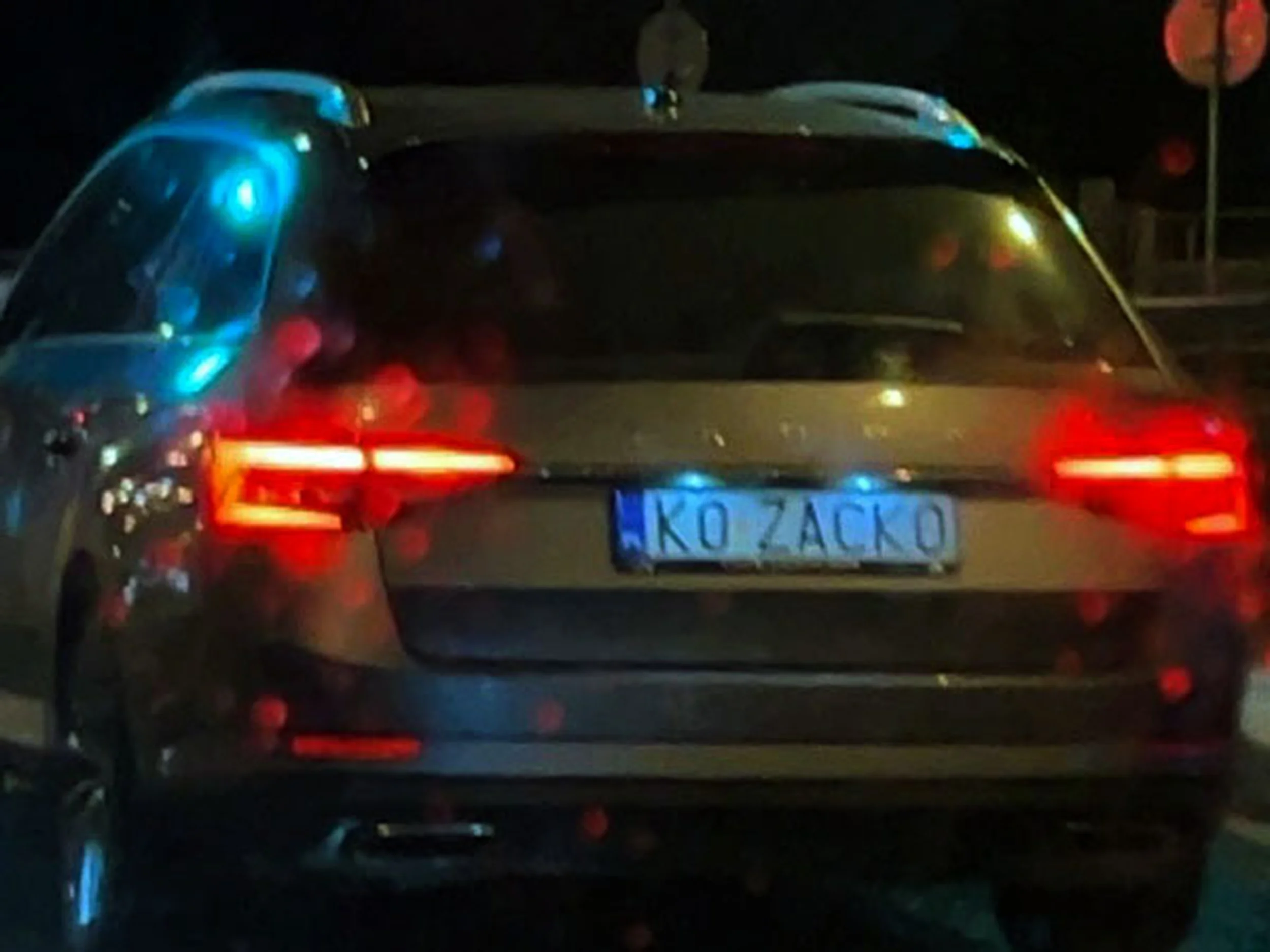 Fajny numer, blacha K0 ZACKO