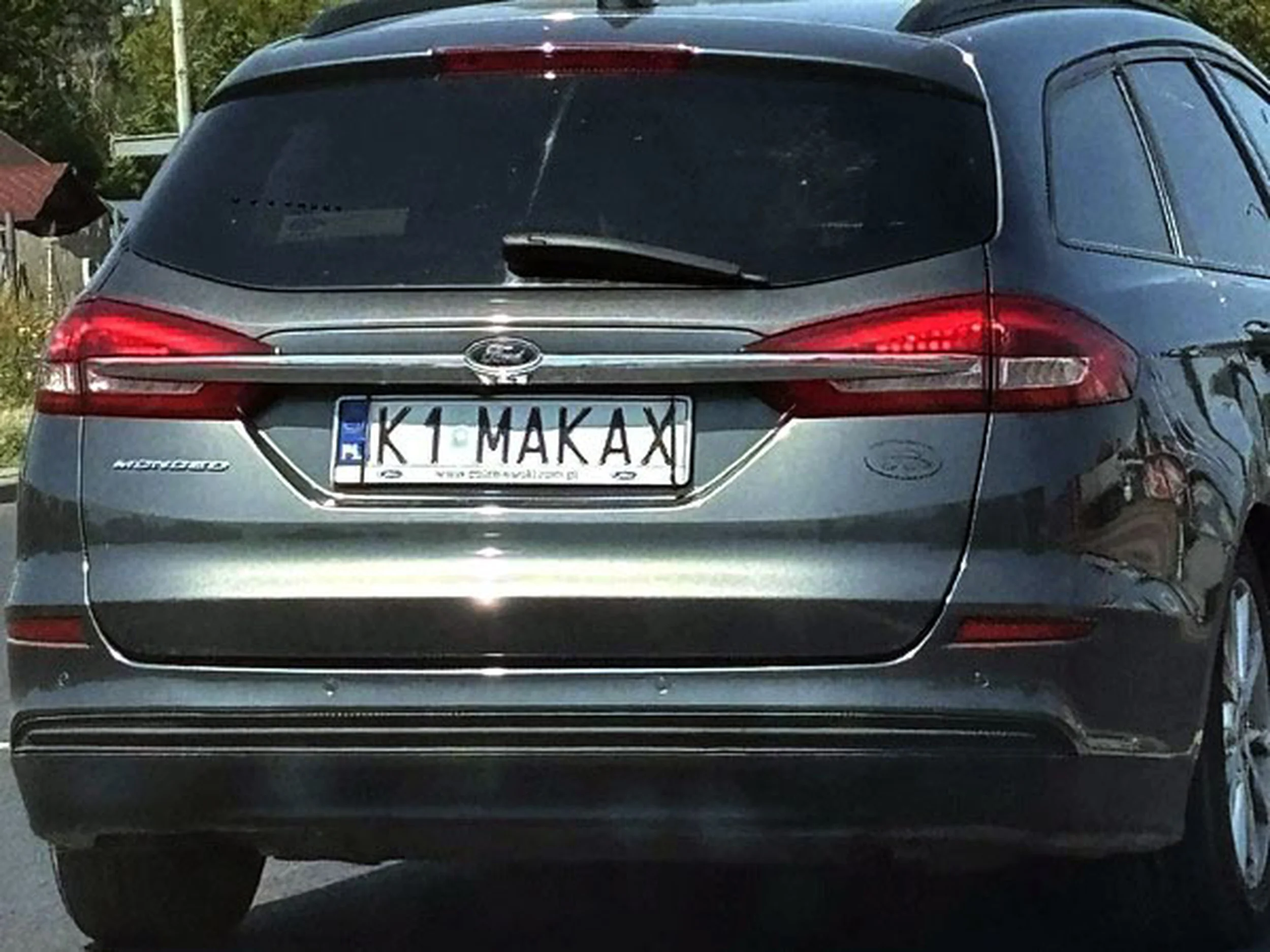 Fajny numer, blacha K1 MAKAX