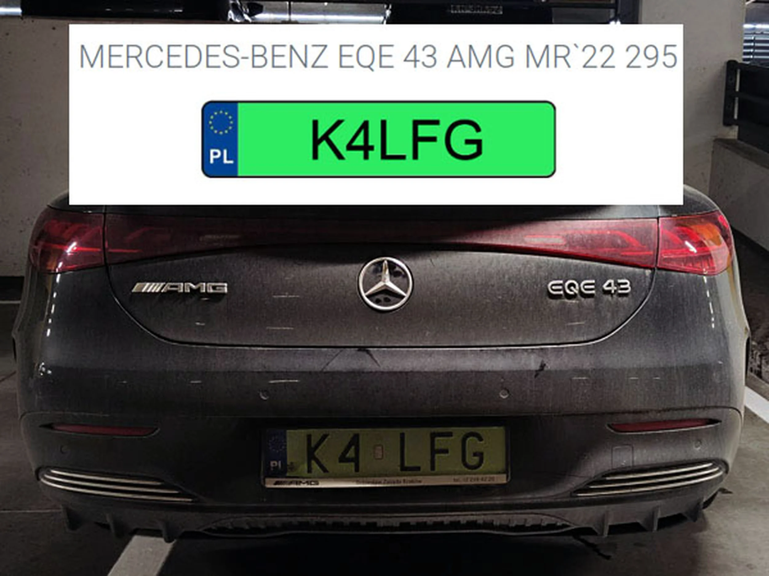 Fajny numer, blacha K4 LFG