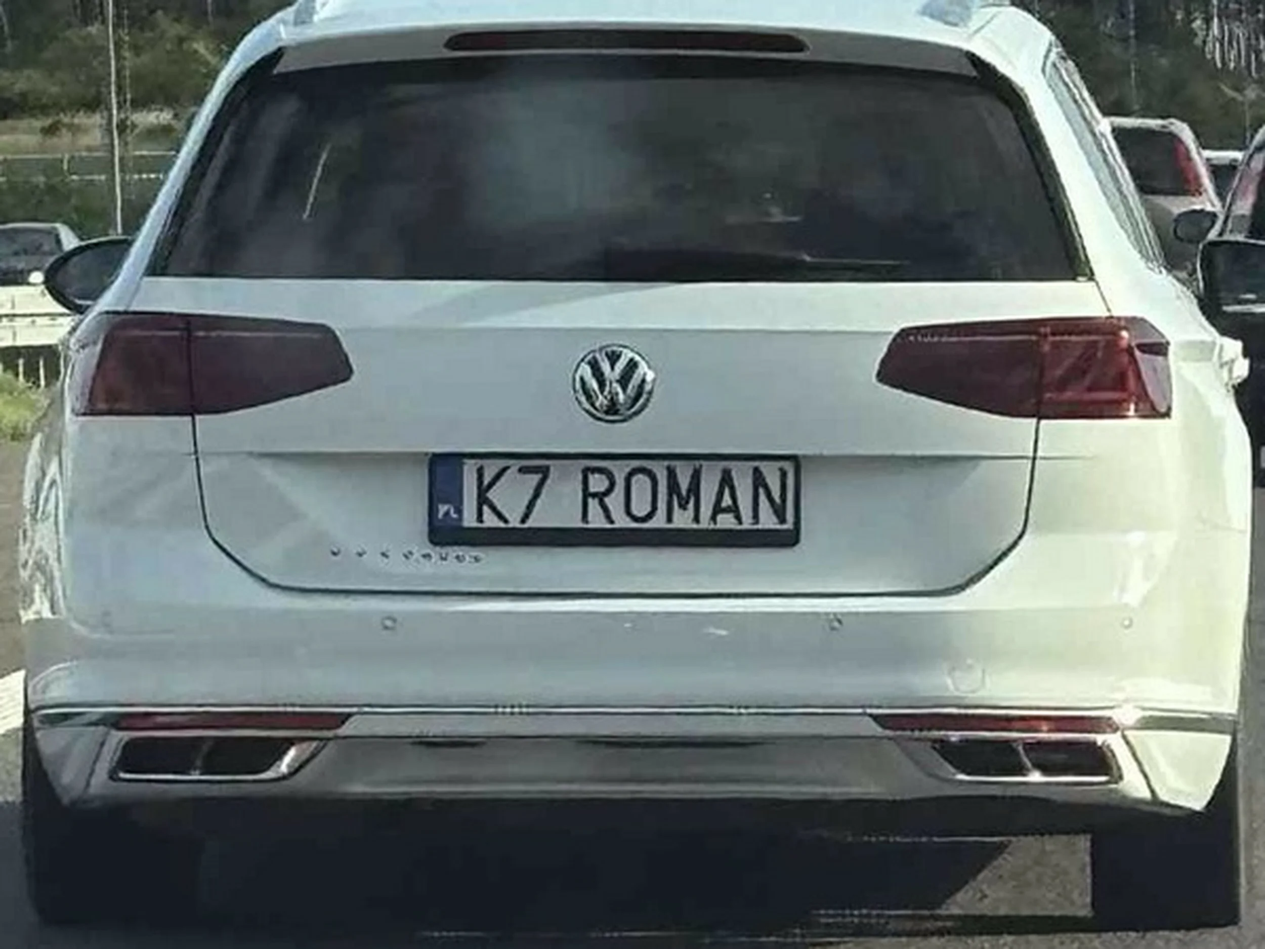 Fajny numer, blacha K7 ROMAN