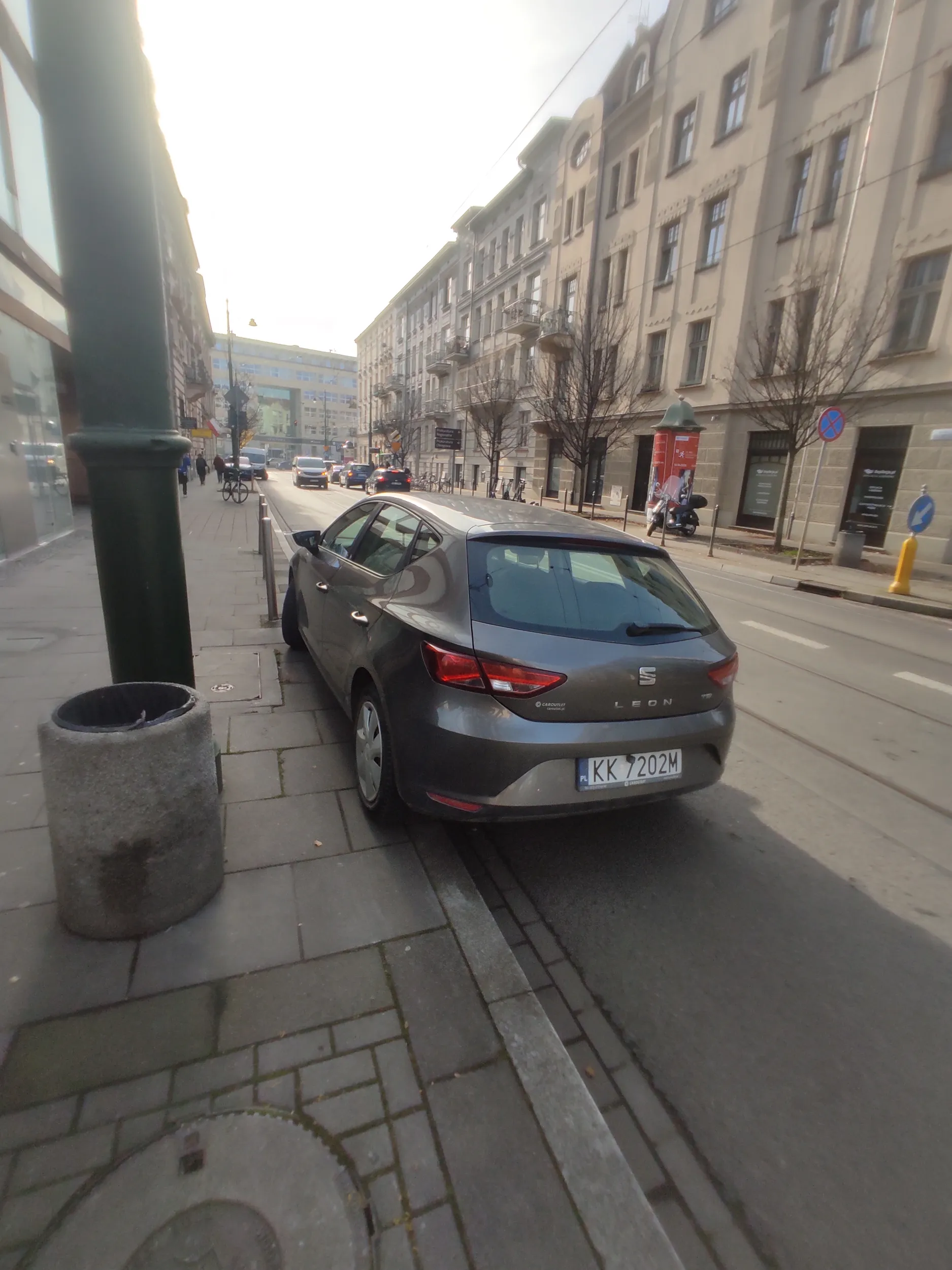 Stoi krówka na zakazie i w przeciwnym kierunku.