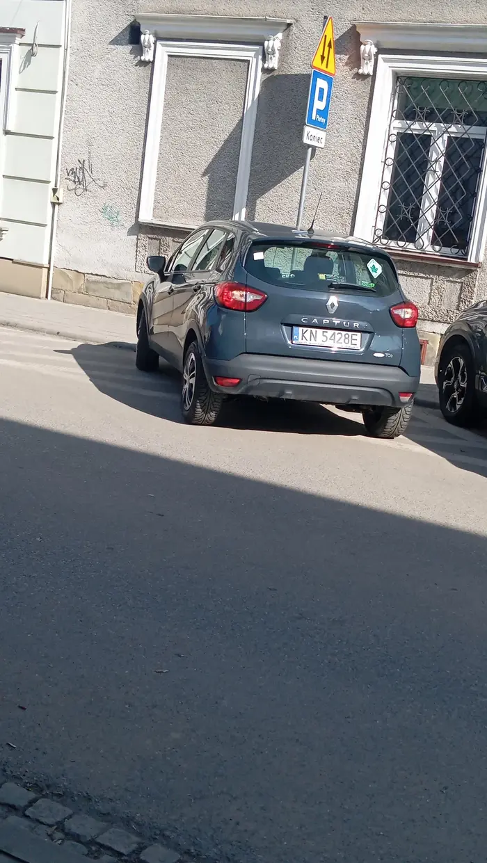 Pan Tobiasz zaparkował na zakazie zatrzymywania potrącając przy tym mojego syna Michałka