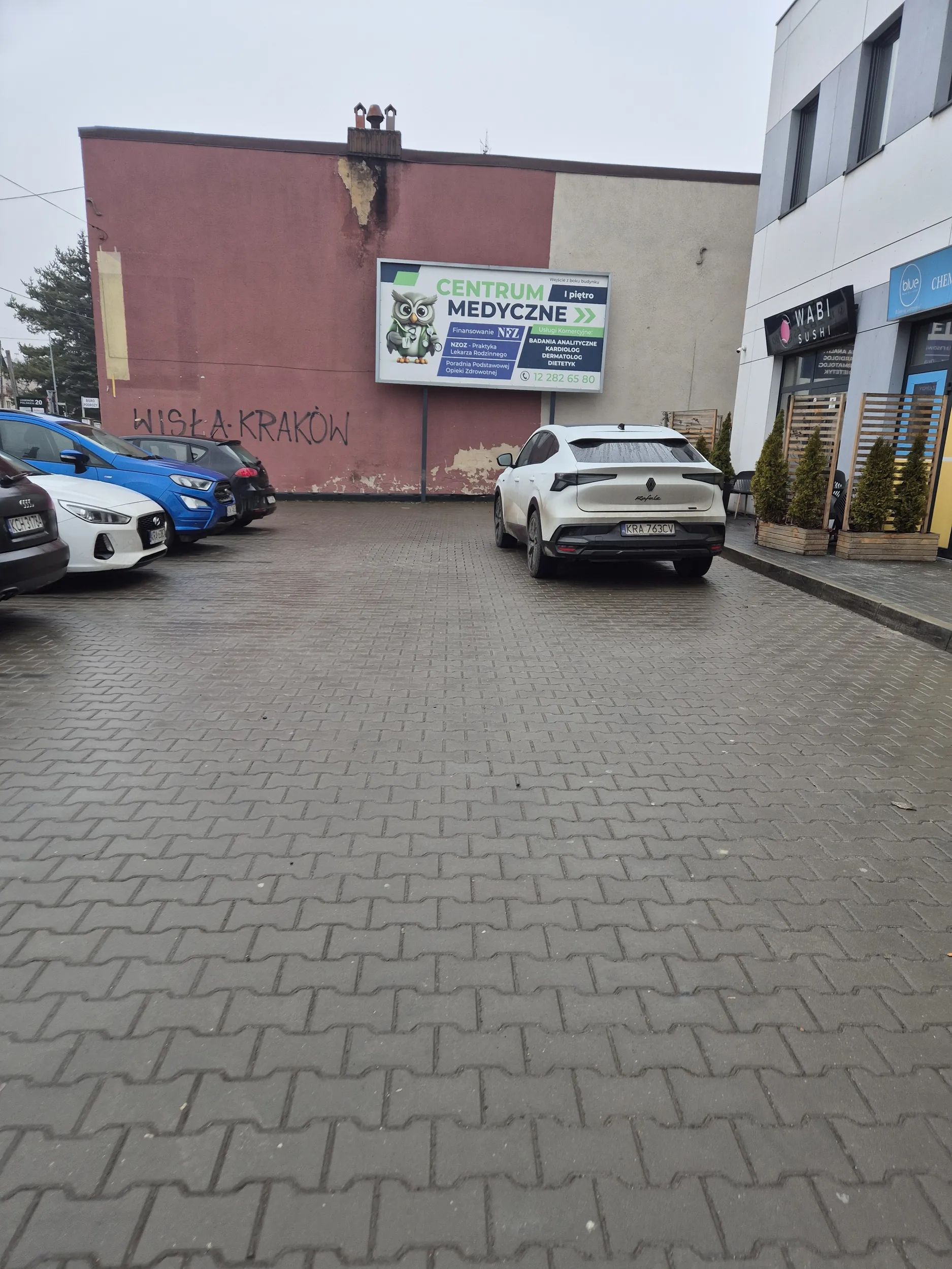 Chłopie naucz się parkować na parkingu, a nie blokujesz wjazd