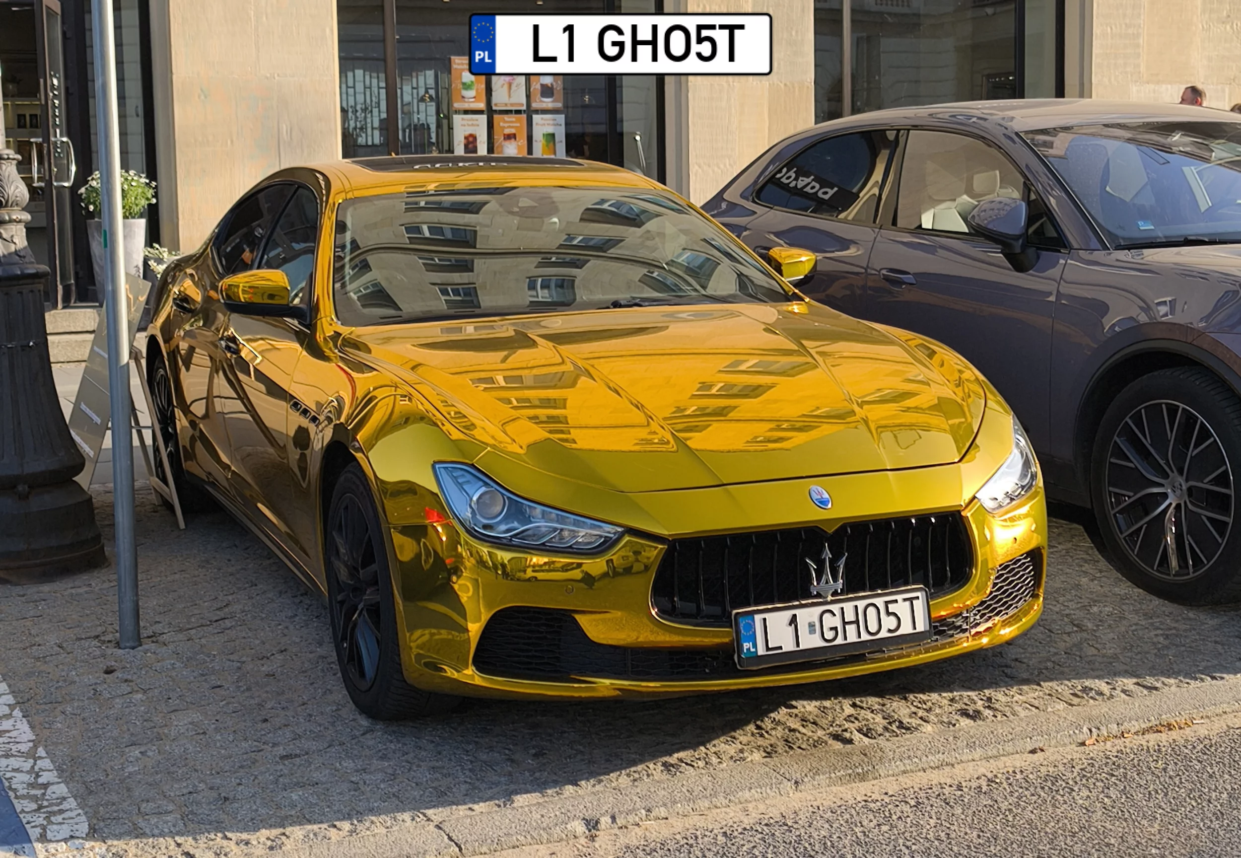 Złote Maserati. Miał być chyba GHOST ale zajęty