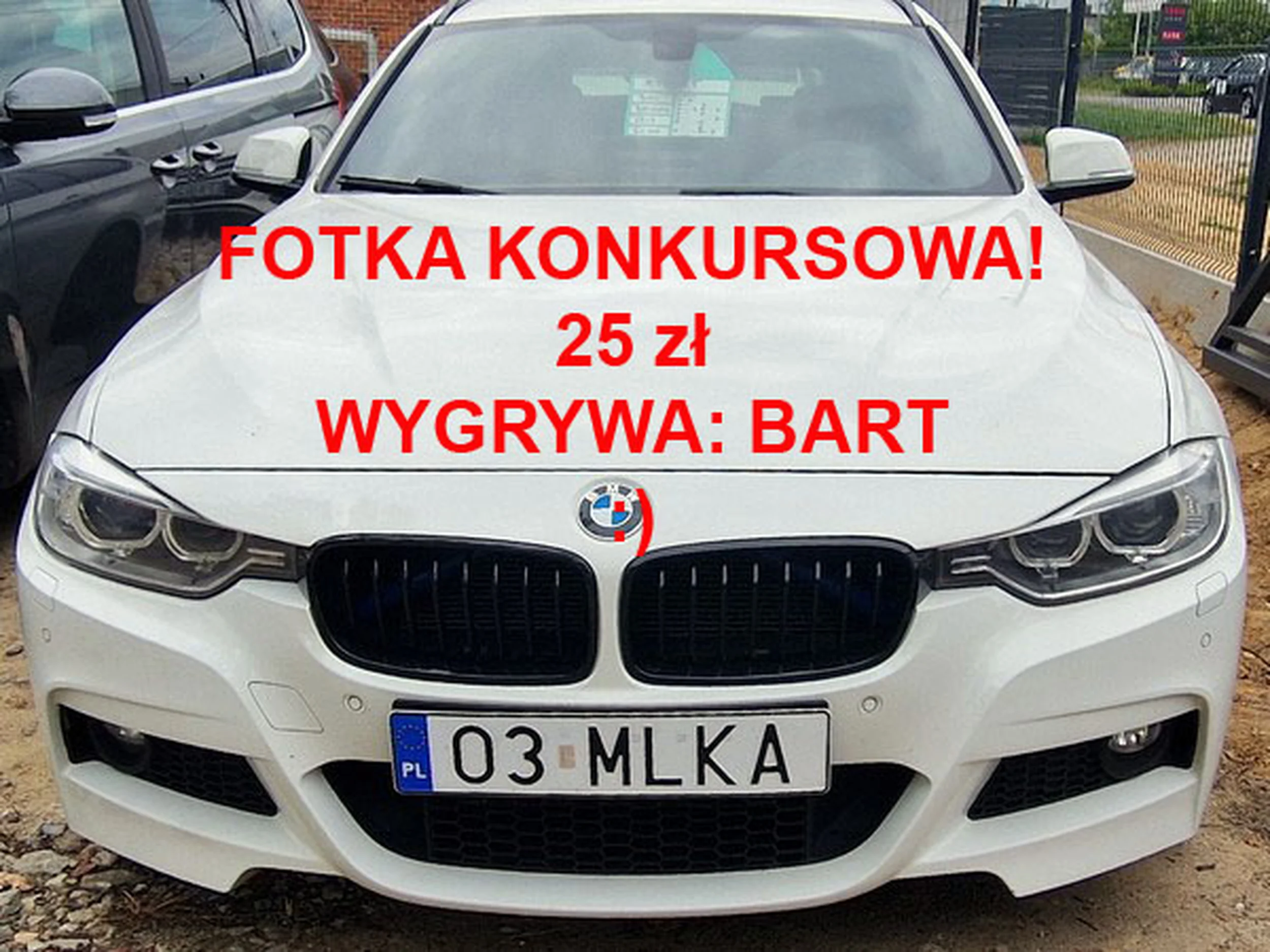 Fajny numer, blacha O3 MLKA