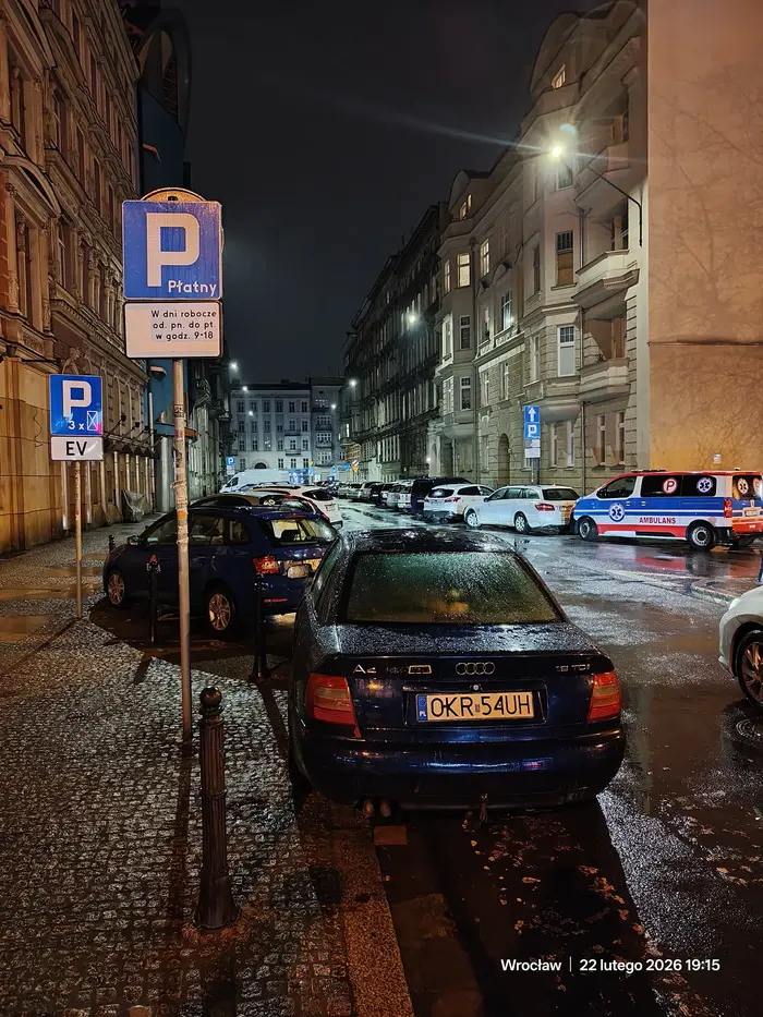 Parkowanie na przejściu dla pieszych.