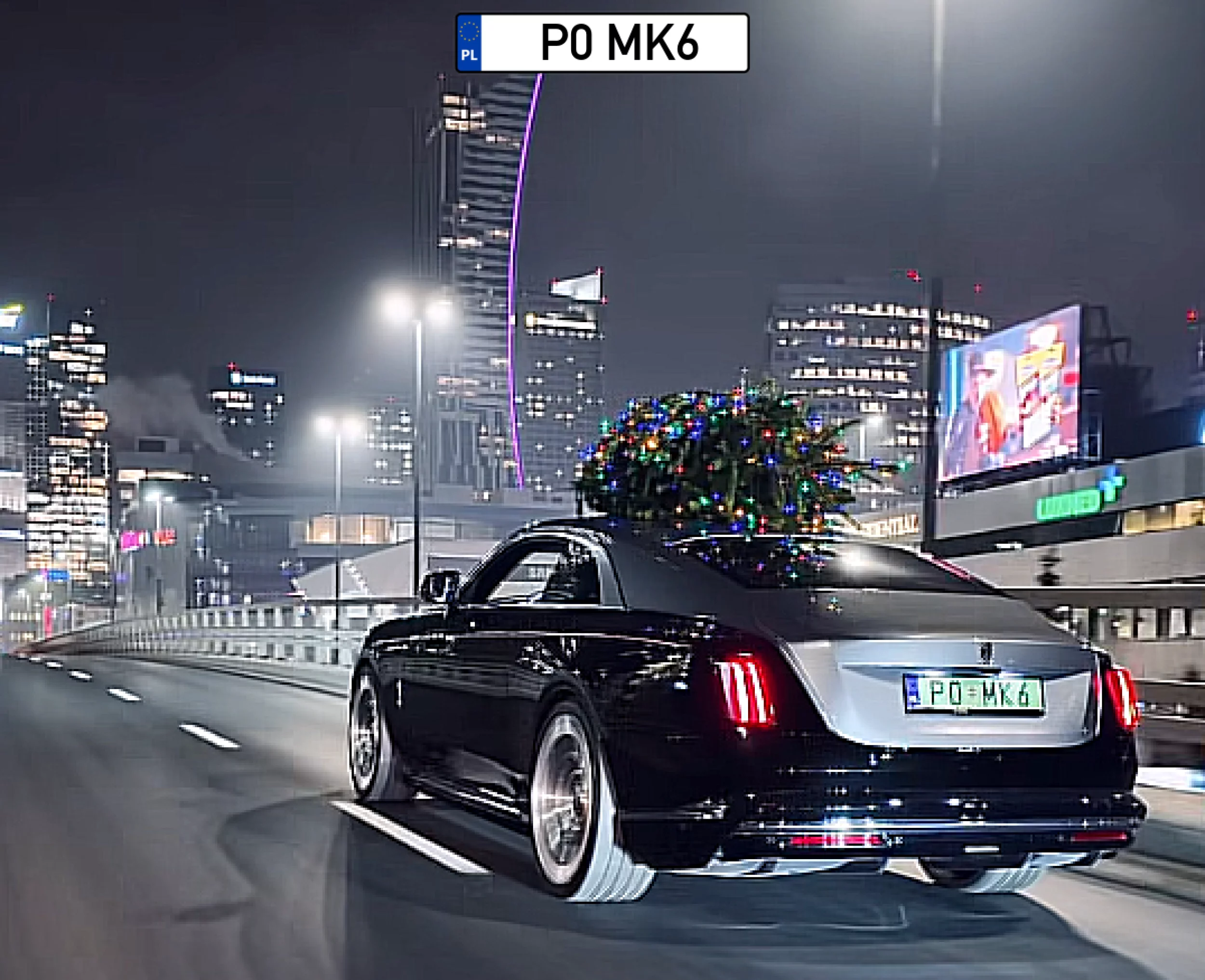 Mikołaj jeździ Rolls-Royce Spectre