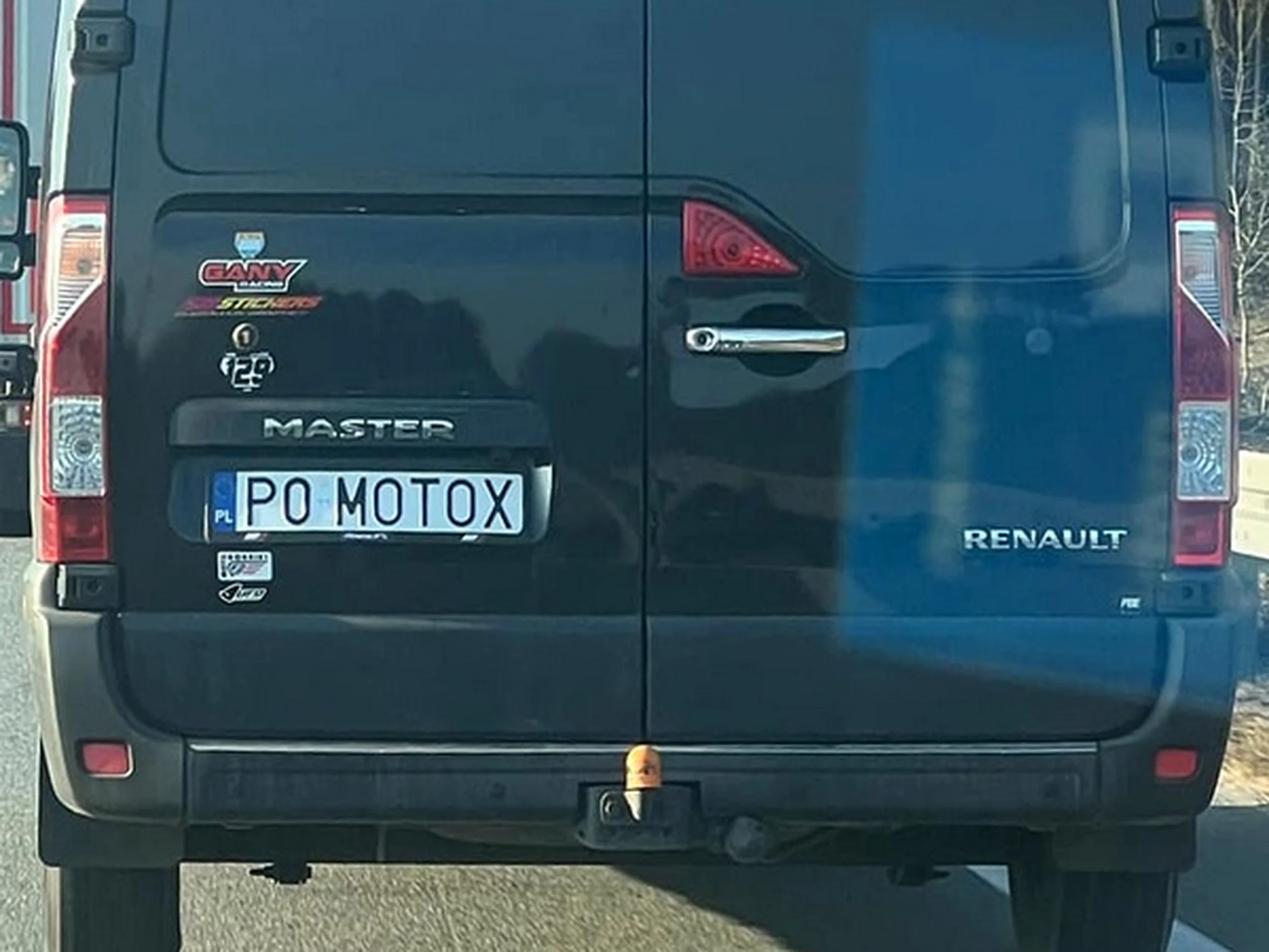 Fajny numer, blacha P0 MOTOX