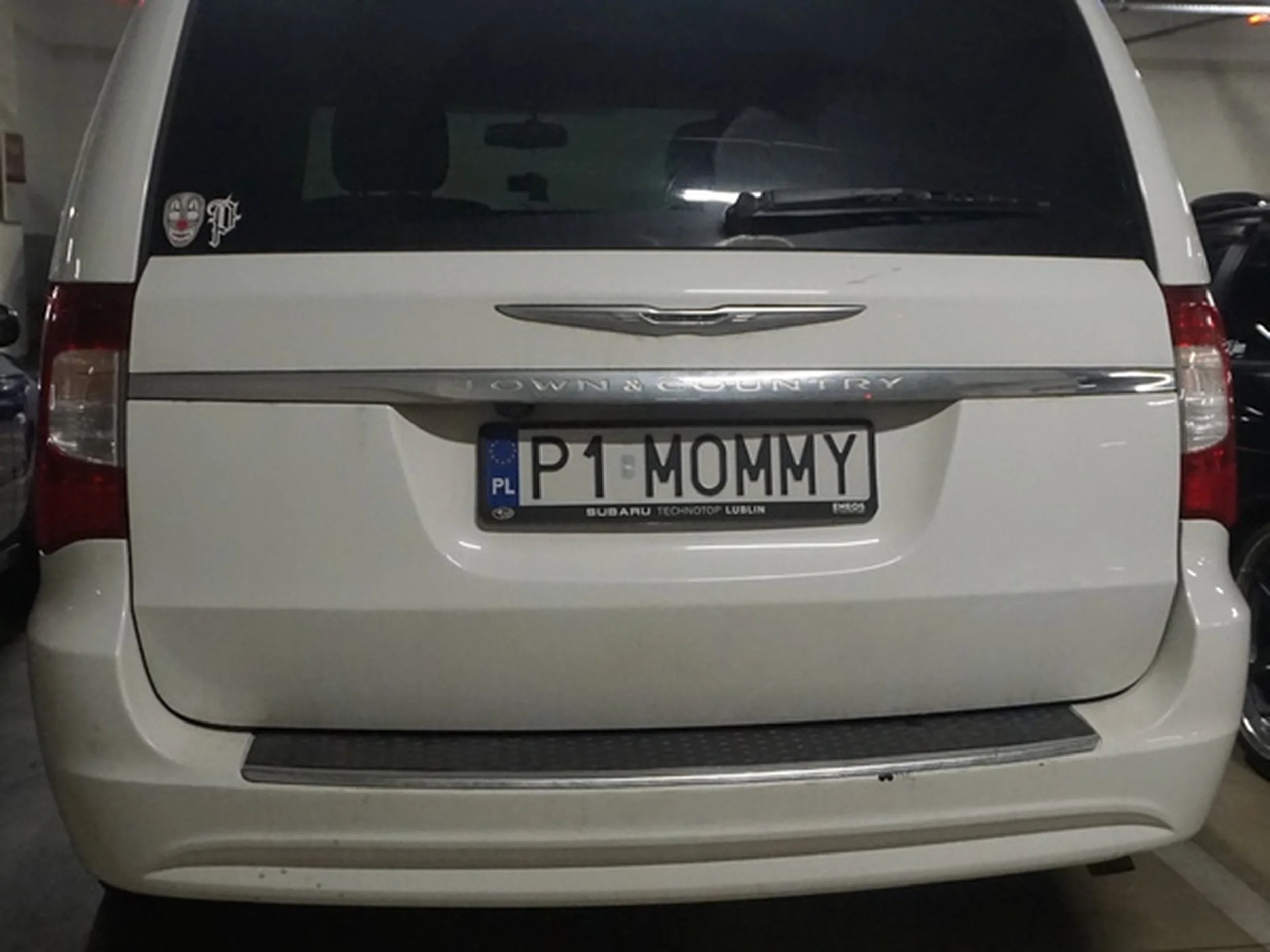 Fajny numer, blacha P1 MOMMY