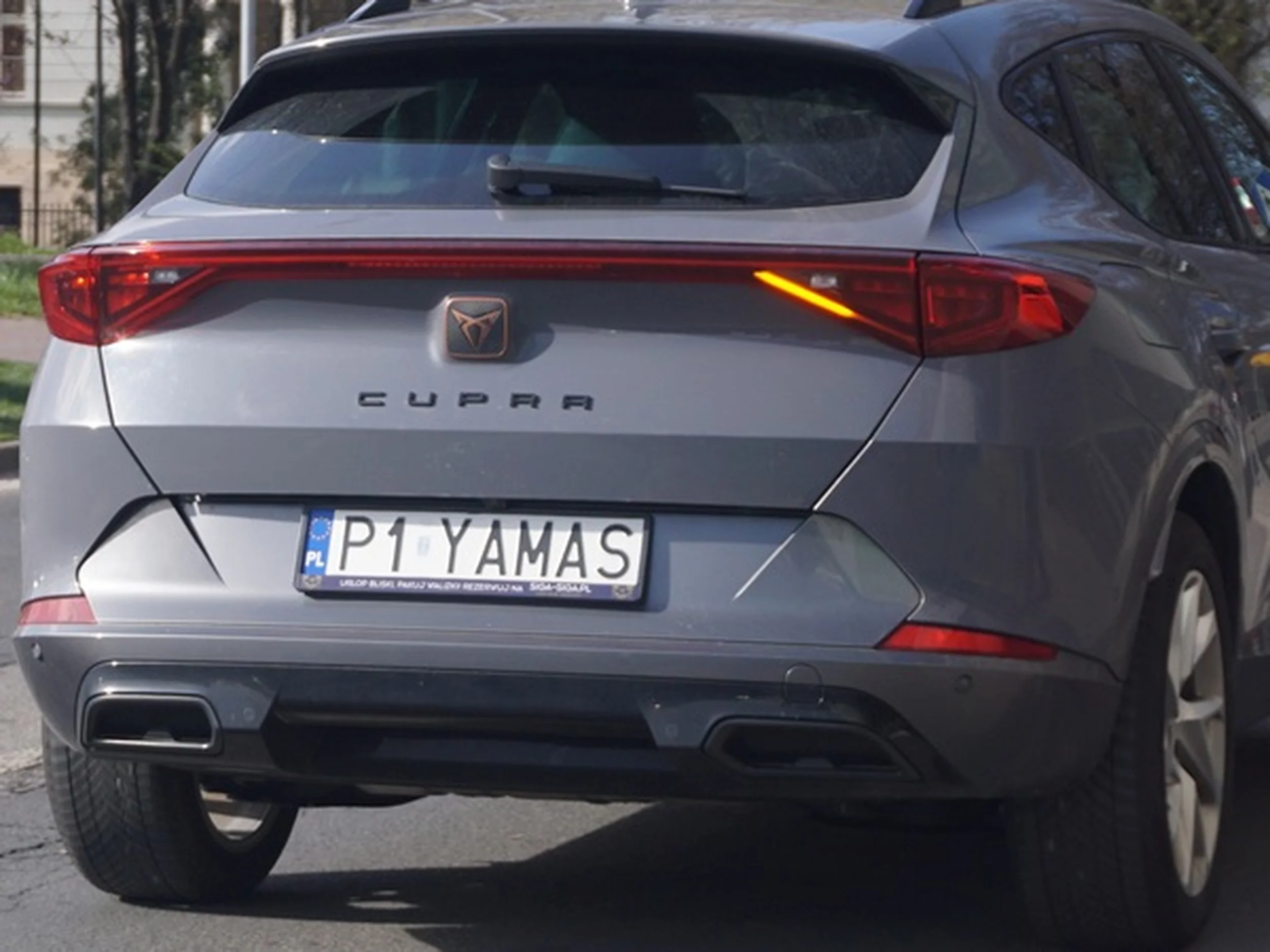 Fajny numer, blacha P1 YAMAS