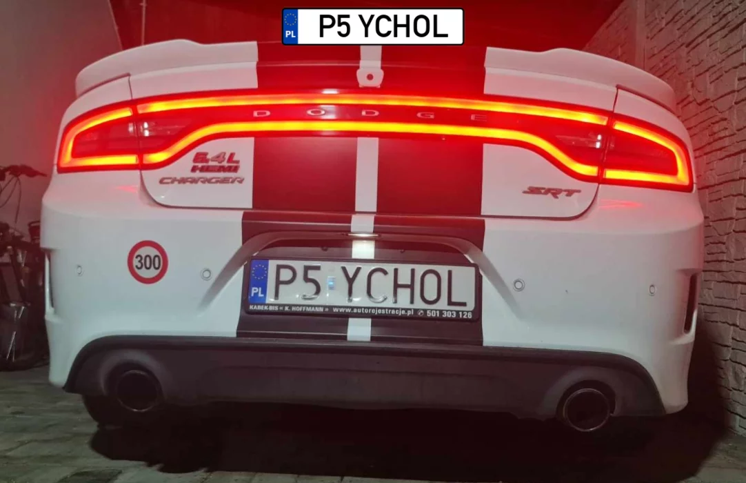 P5 YCHOL - numer rejestracyjny