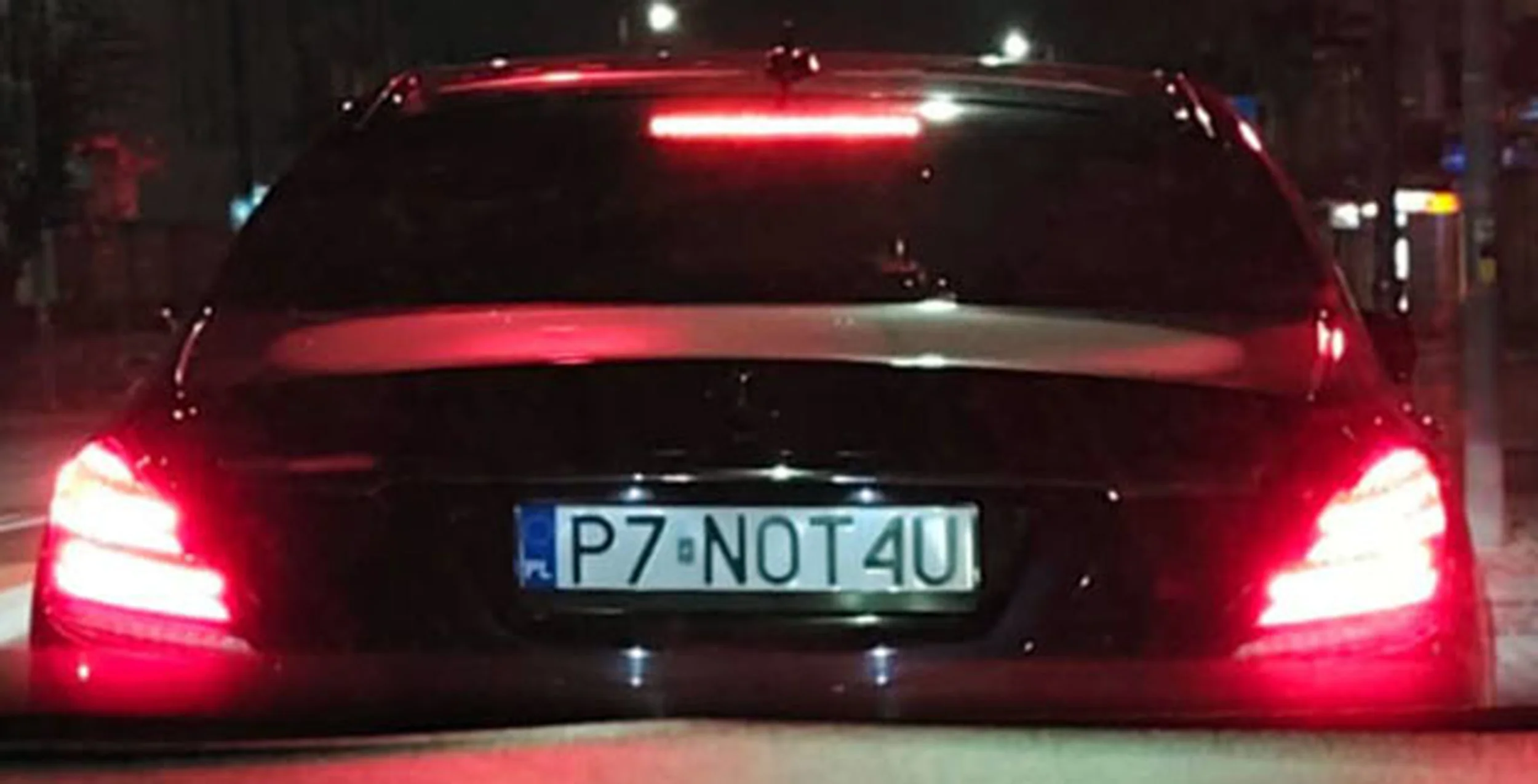 Fajny numer, blacha P7 NOT4U