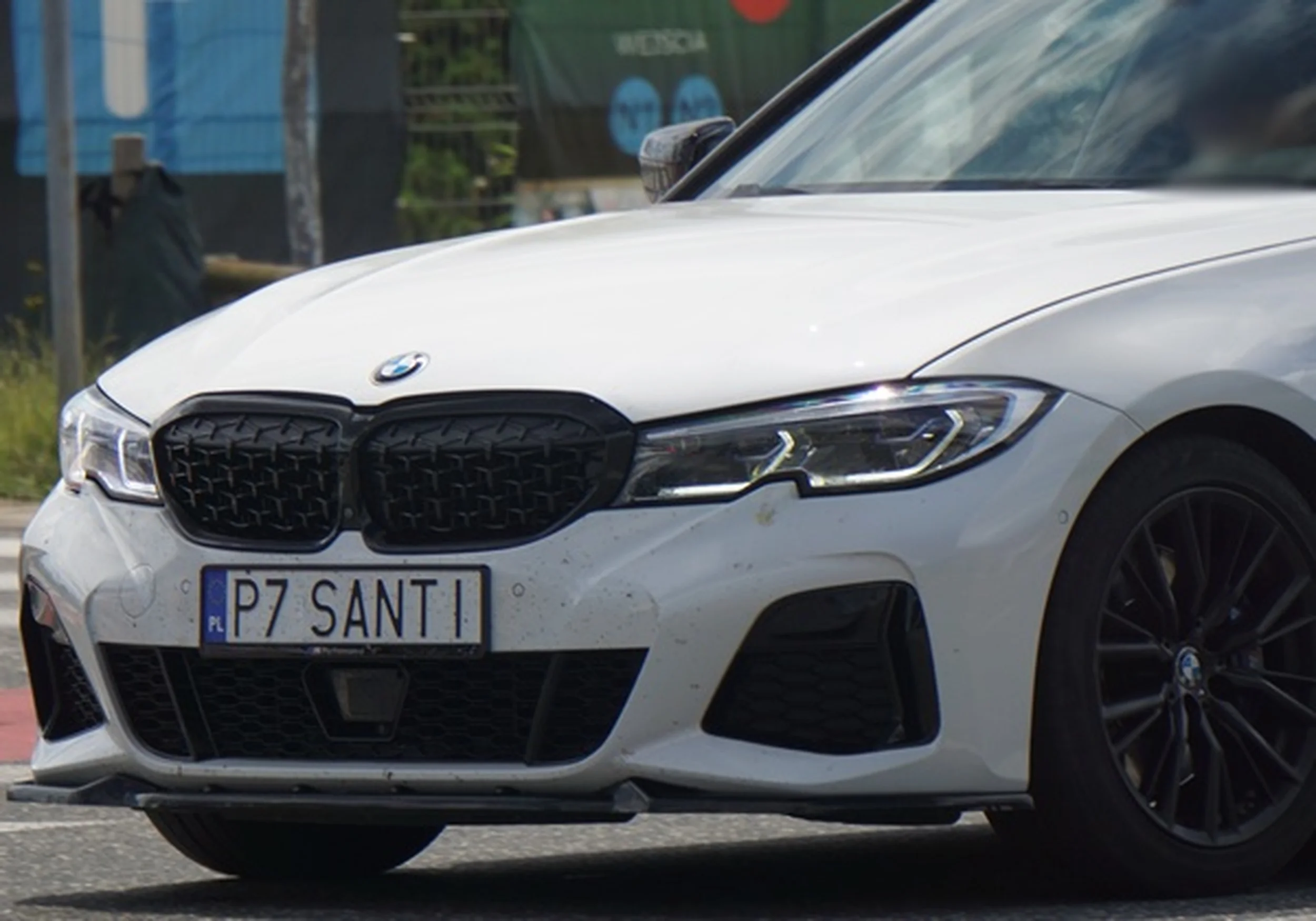 Fajny numer, blacha P7 SANTI