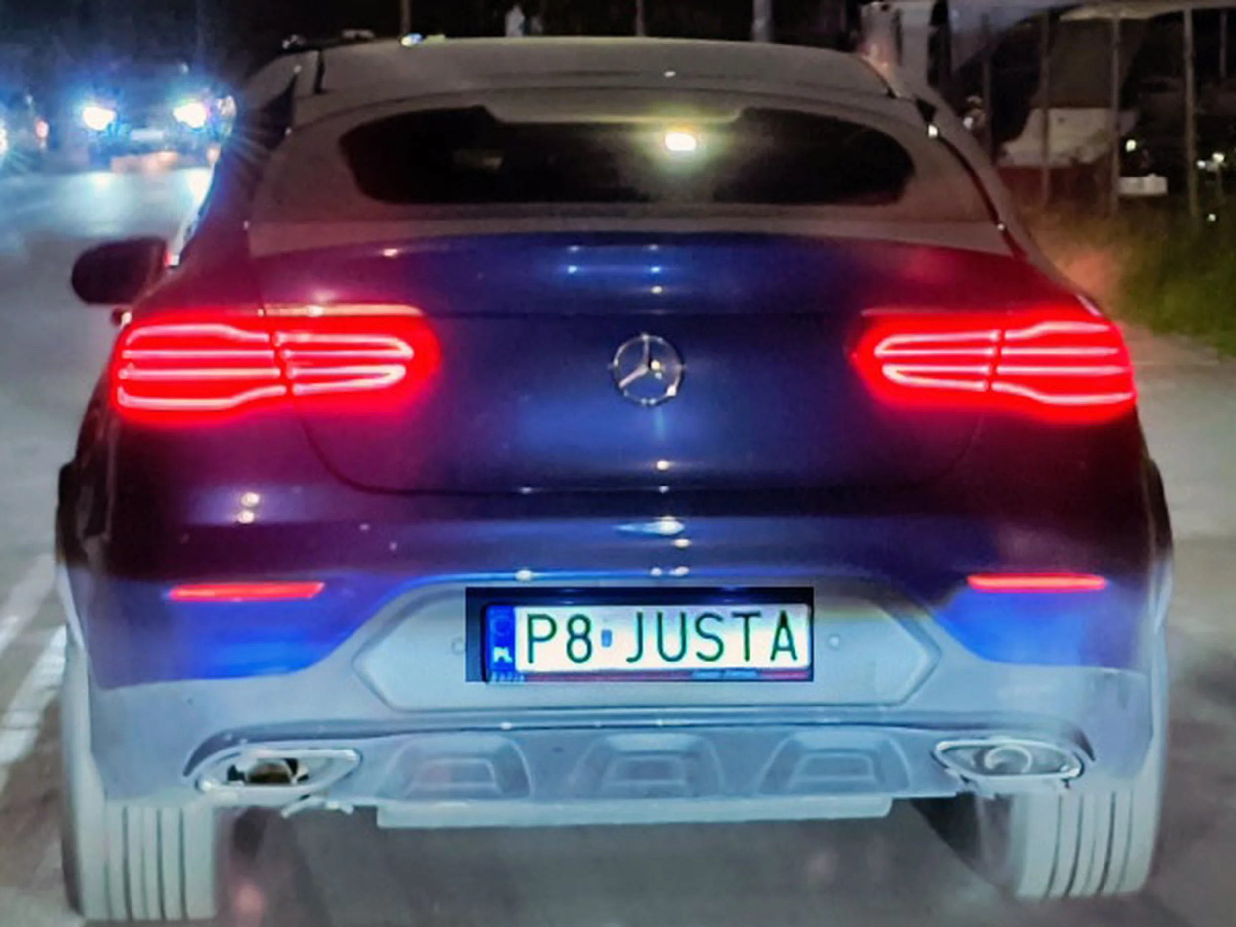 Fajny numer, blacha P8 JUSTA