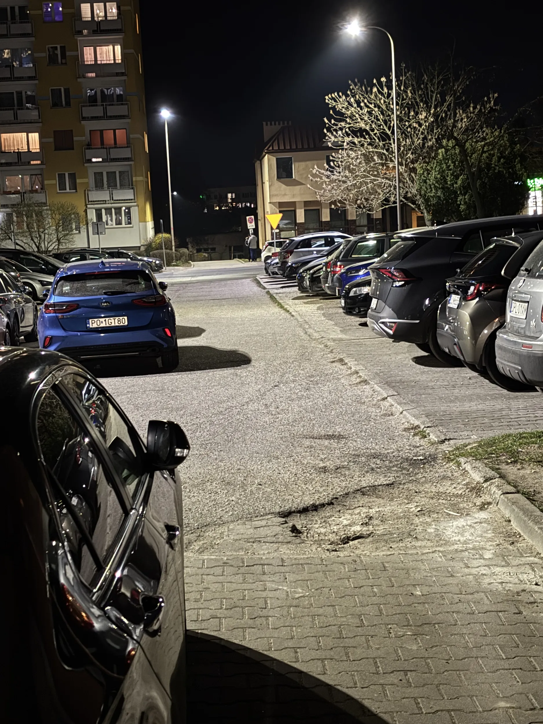 Naucz się parkować tak zaparkowałeś że żaden samochód nie może przejechać a co karetka albo straż pożarna