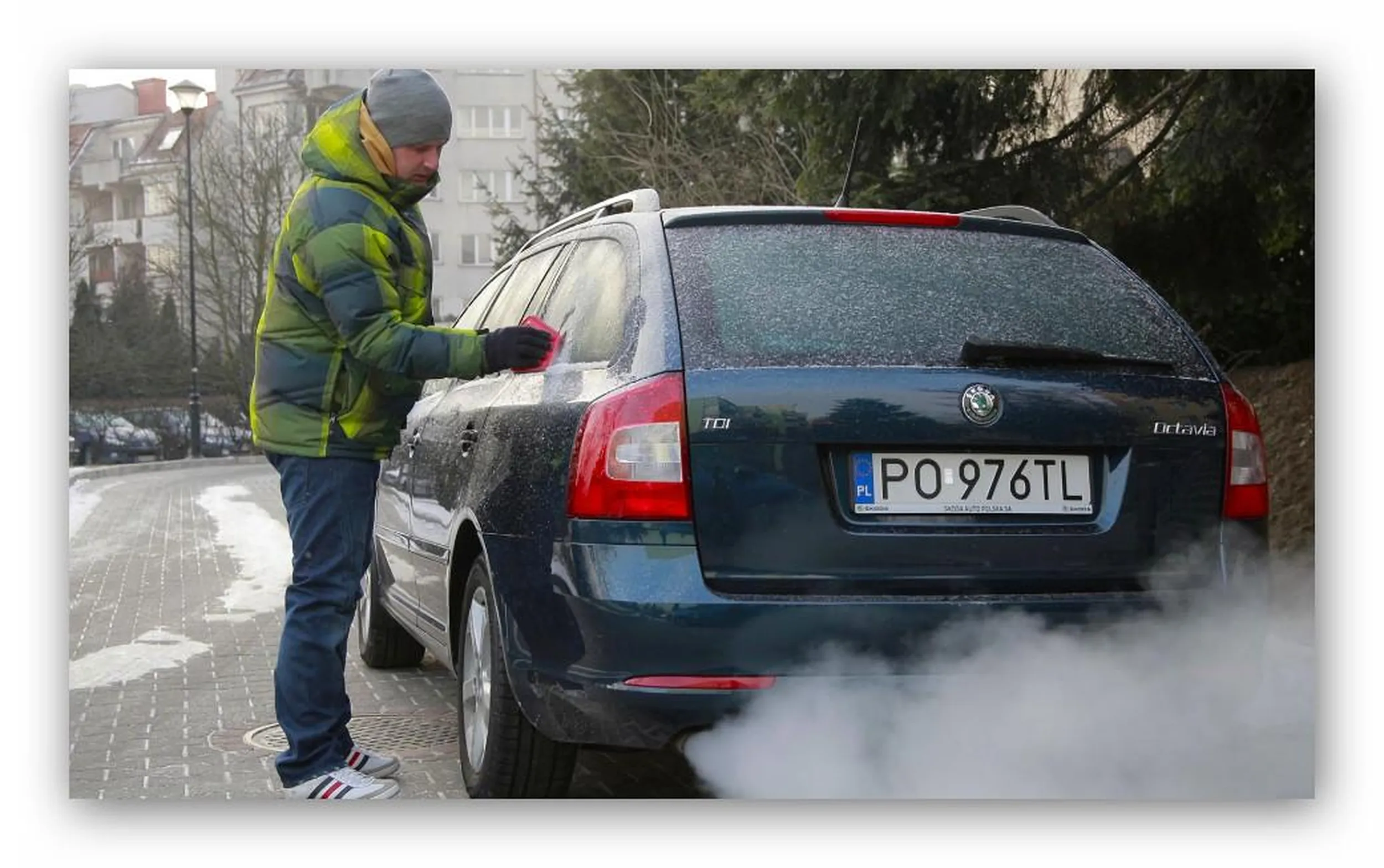 Gościu za nic ma zdrowie innych oraz przepisy ruchu drogowego!