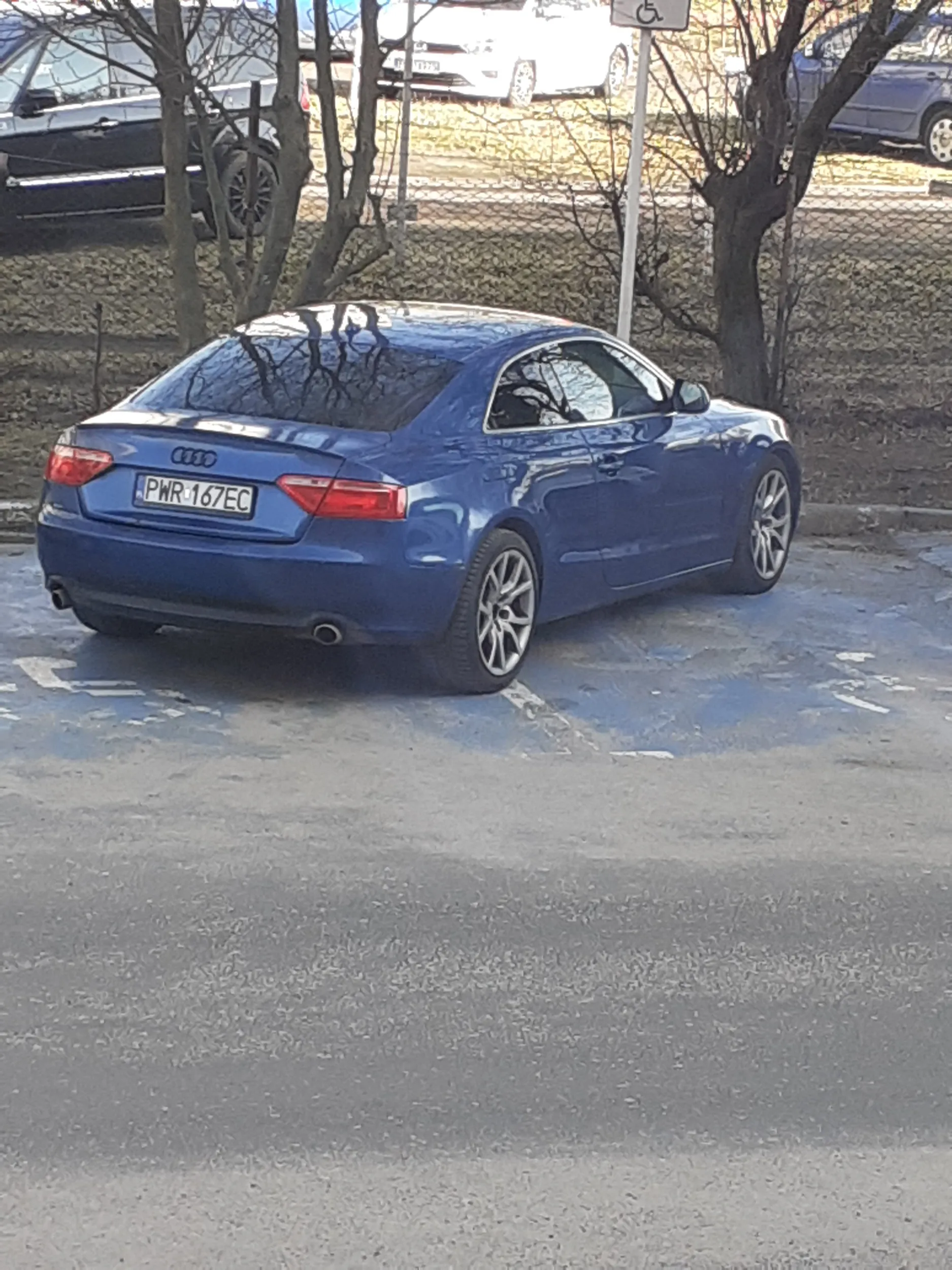 Jakis inwalida (z tym ze umyslowy) musi zaparkowac na podwojnym miejscu dla inwalidow (oczywiscie bez uprawnien)...a obok duzo miejsc do parkowania...czyli tu nie chodzi o to ze nie bylo miejsca do parkowania tylko ze jestes zwykly cham i prostak