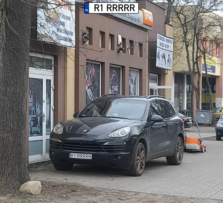R1 RRRRR - numer rejestracyjny