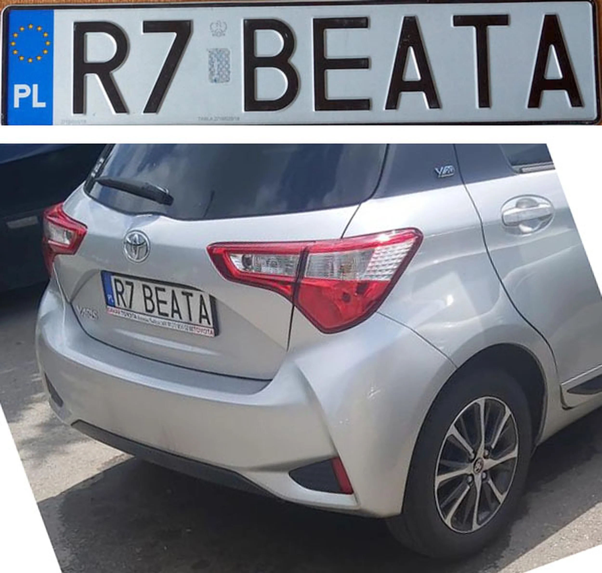 Fajny numer, blacha R7 BEATA