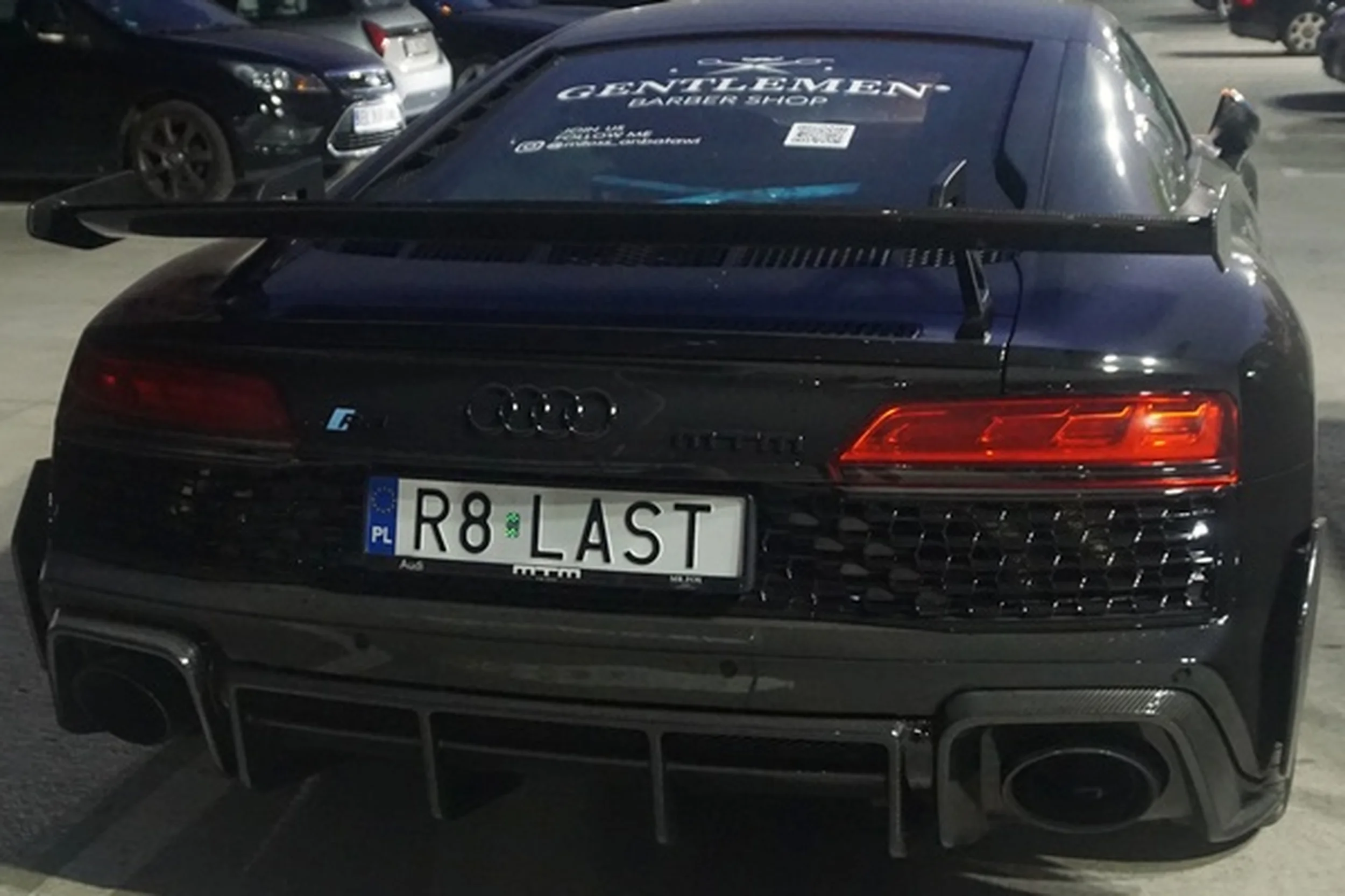 Fajny numer, blacha R8 LAST