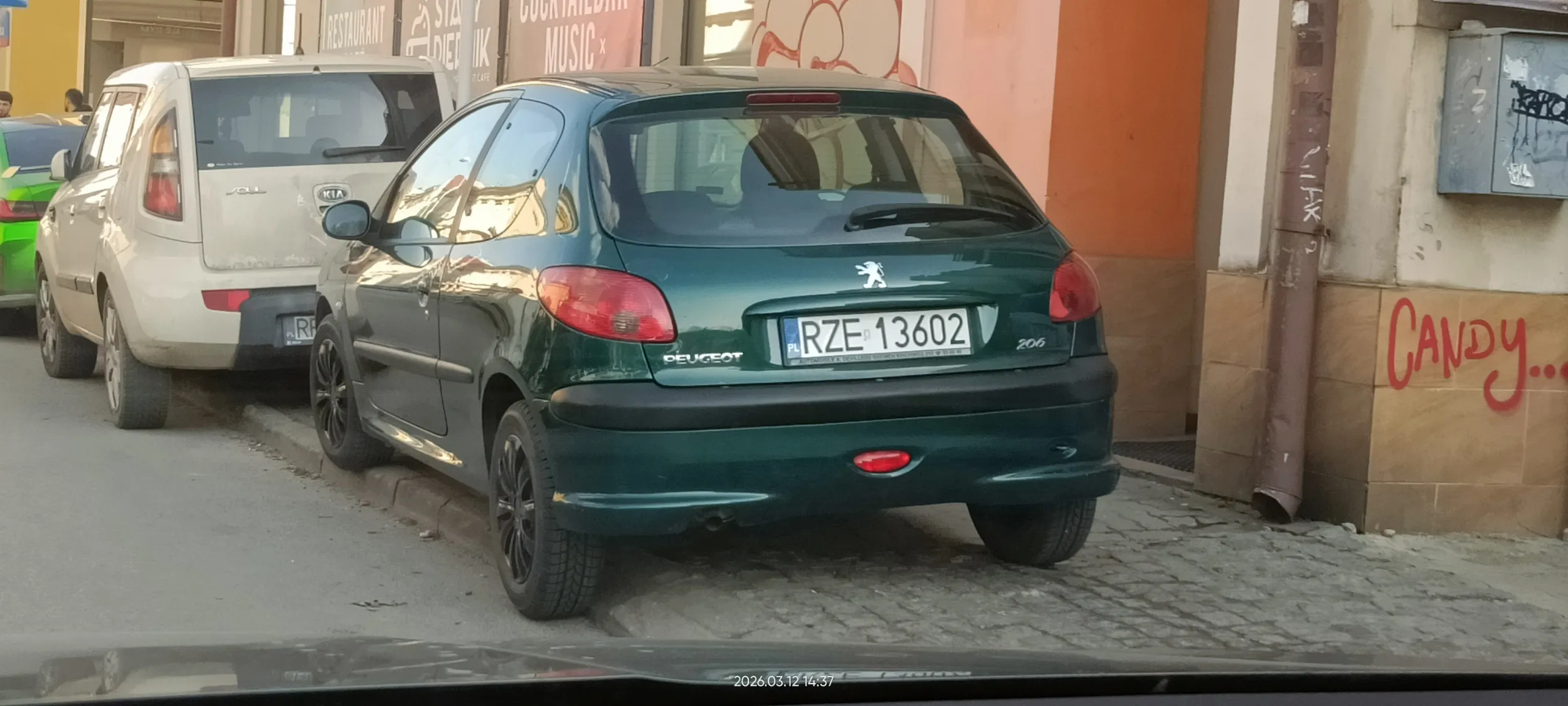 Święta krowa chodnikowa.