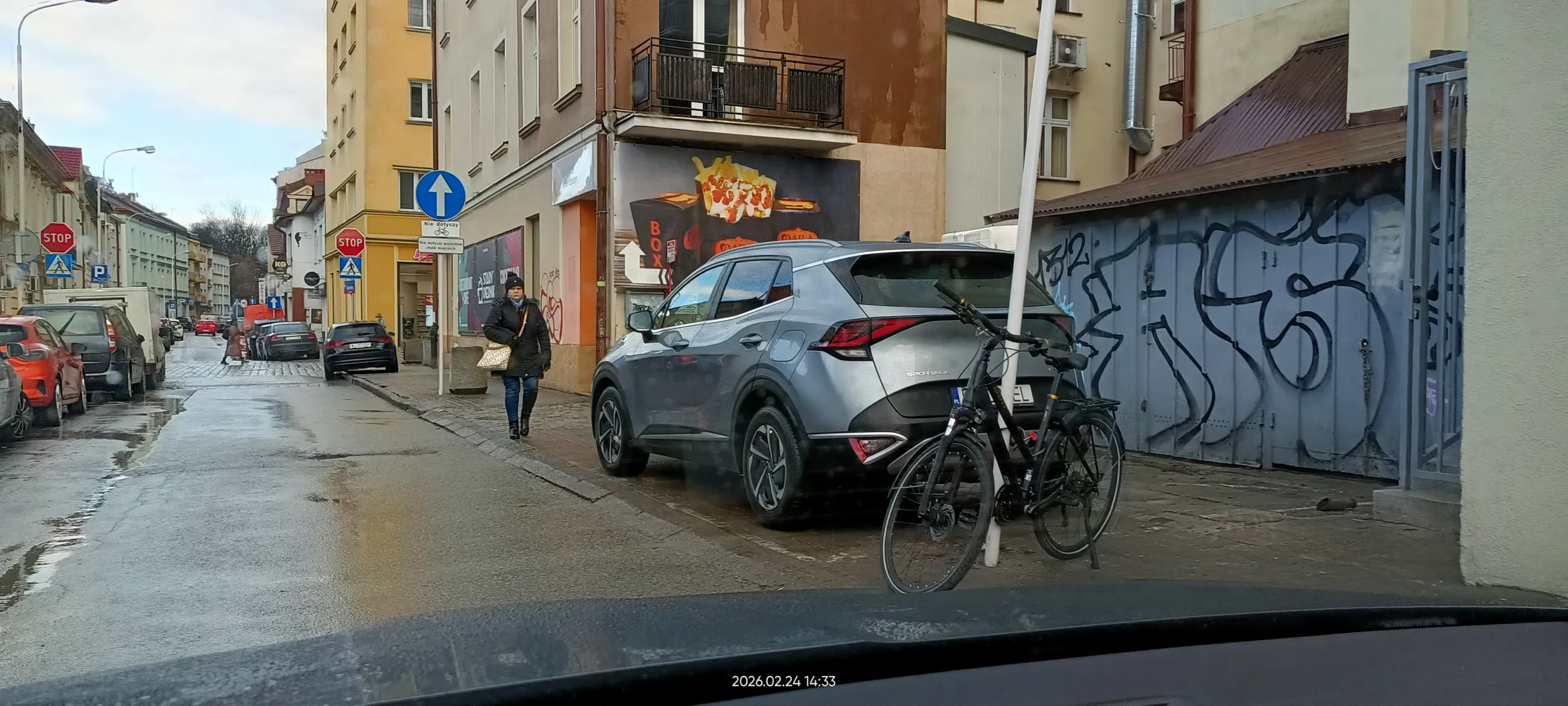 Święta krowa chodnikowa.