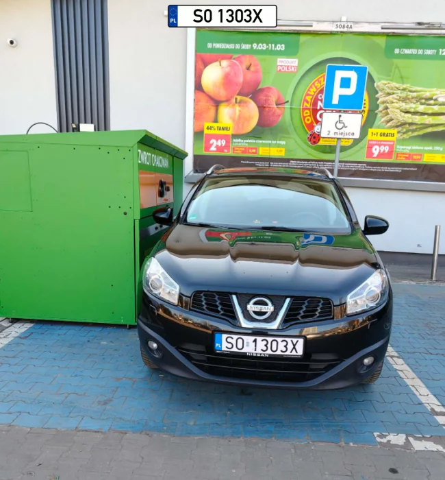 Jeśli inwalida kto jest bardziej niepełnosprawny? kierowca czy sklep na B