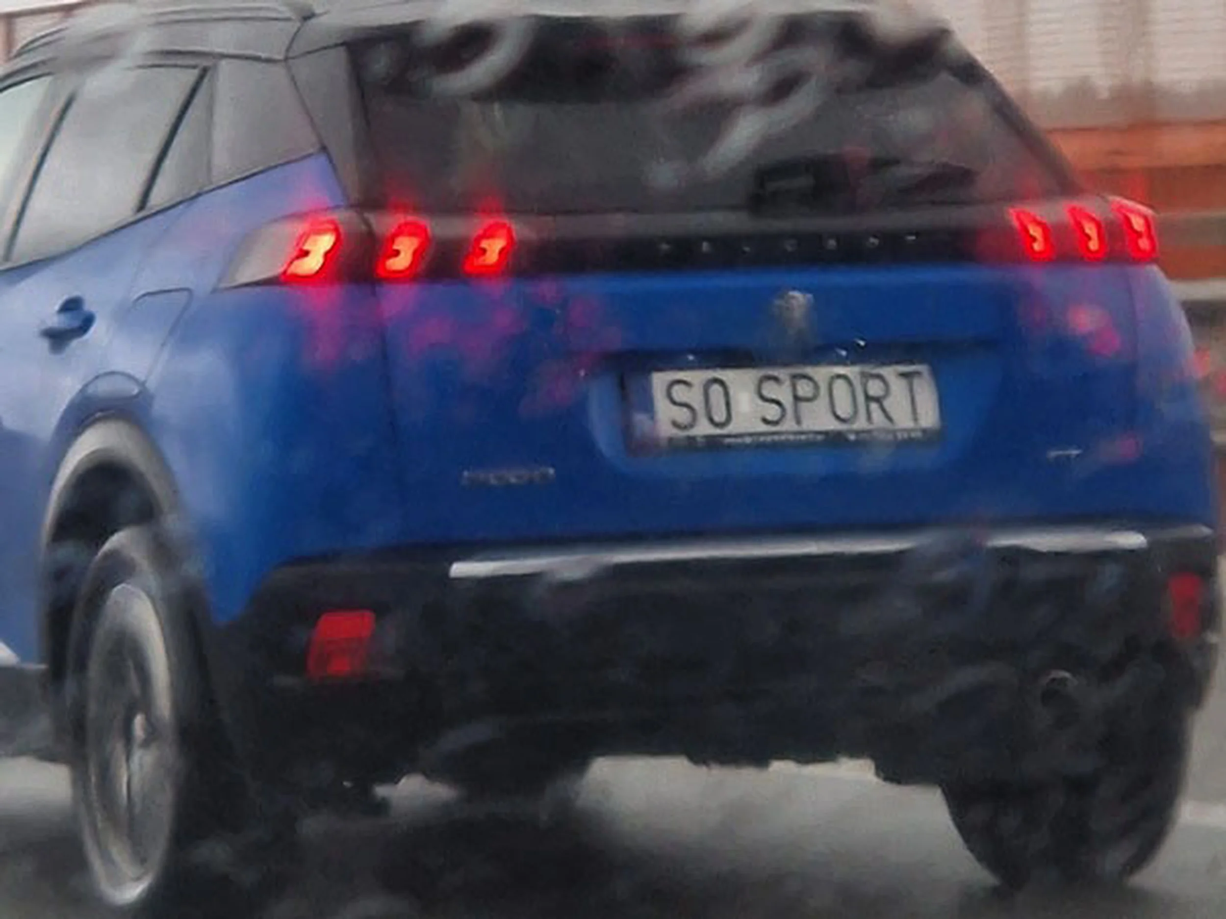 Fajny numer, blacha S0 SPORT