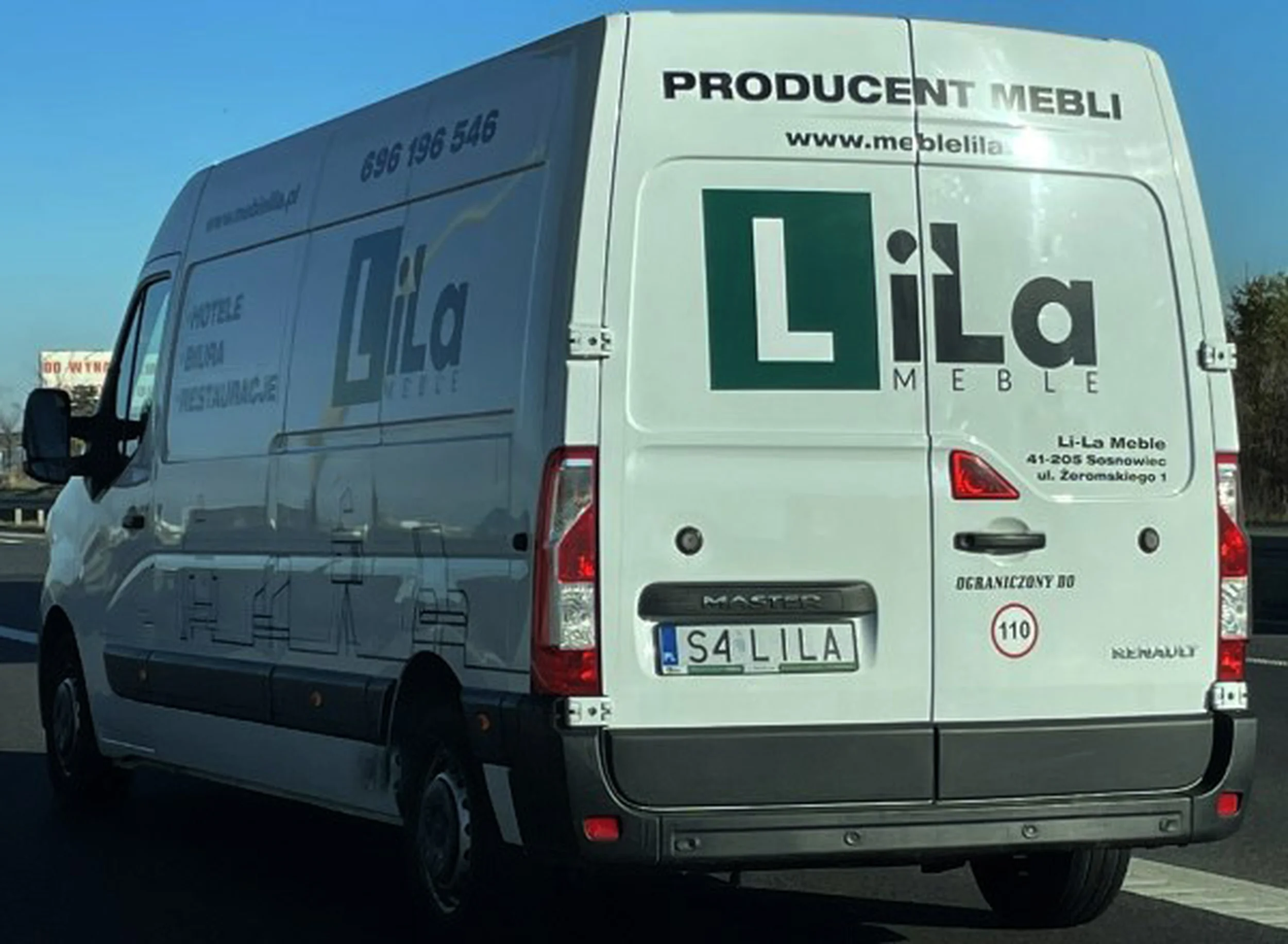 Fajny numer, blacha S4 LILA