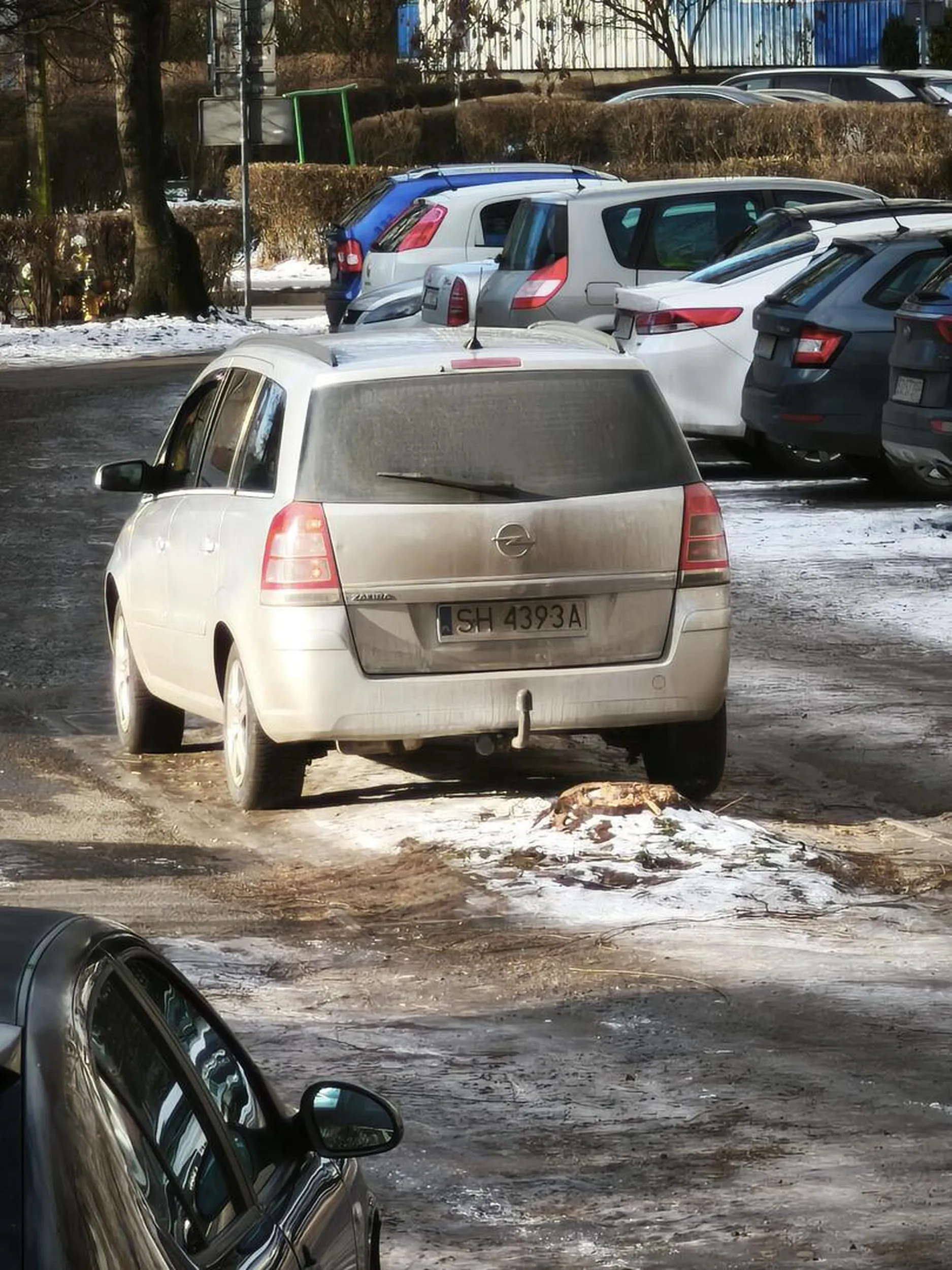 Parkowanie tak, żeby maksymalnie utrudnić wyjaz z parkingu innym