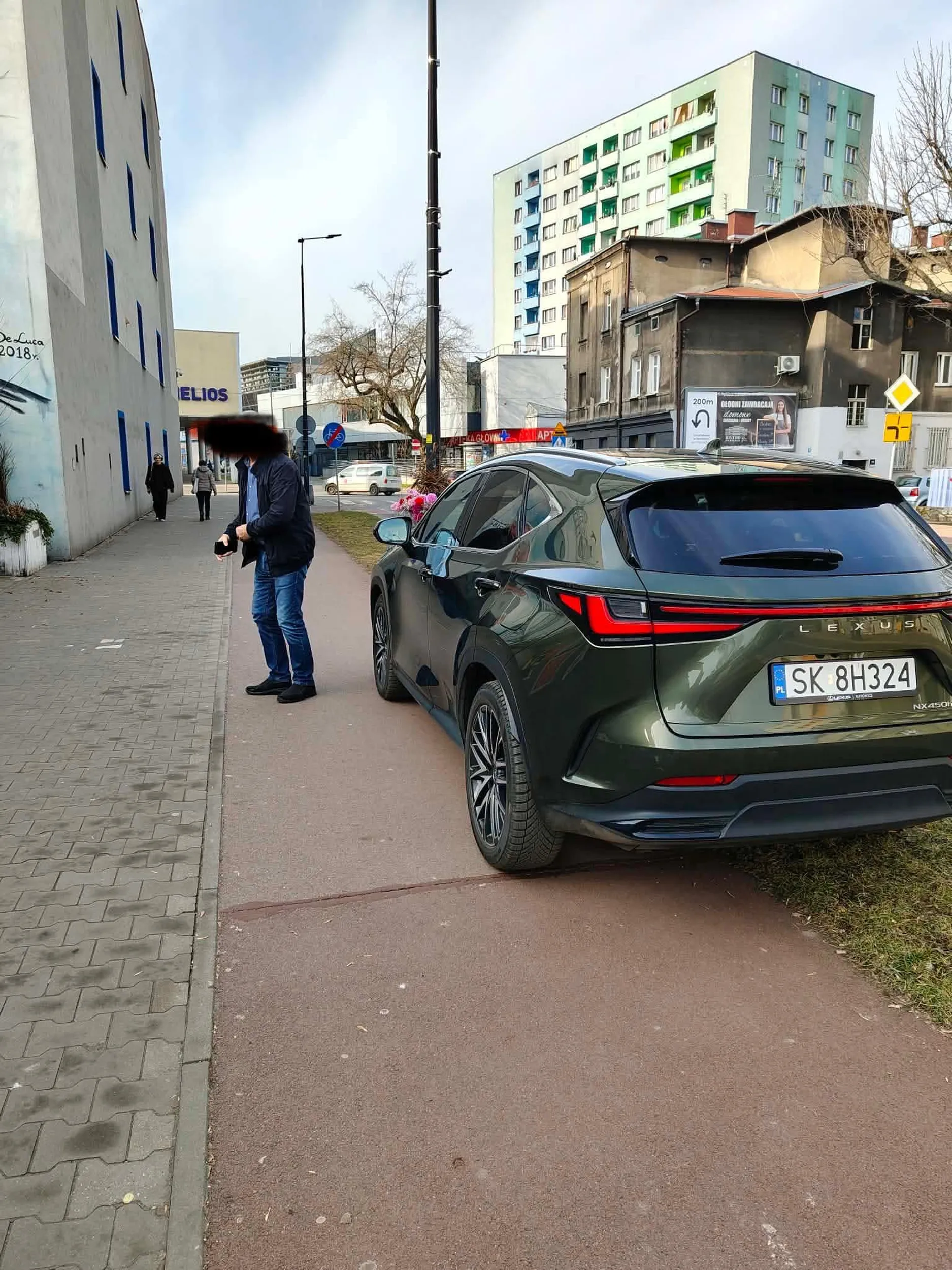 Idealne parkowanie, brawo!