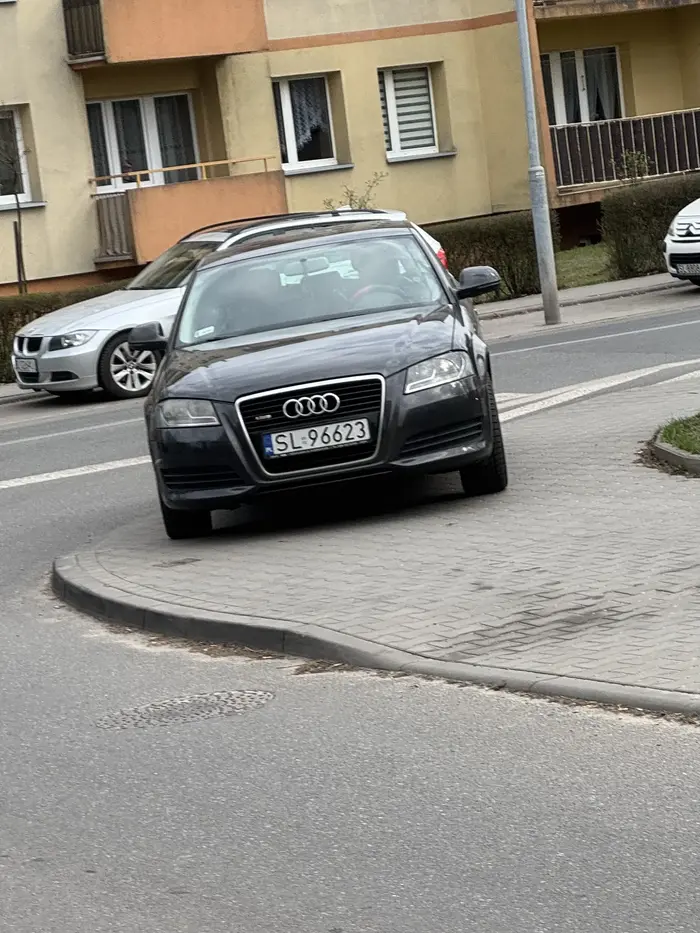 no bo po co zaparkowac na parkingu obok jak mozna tak
