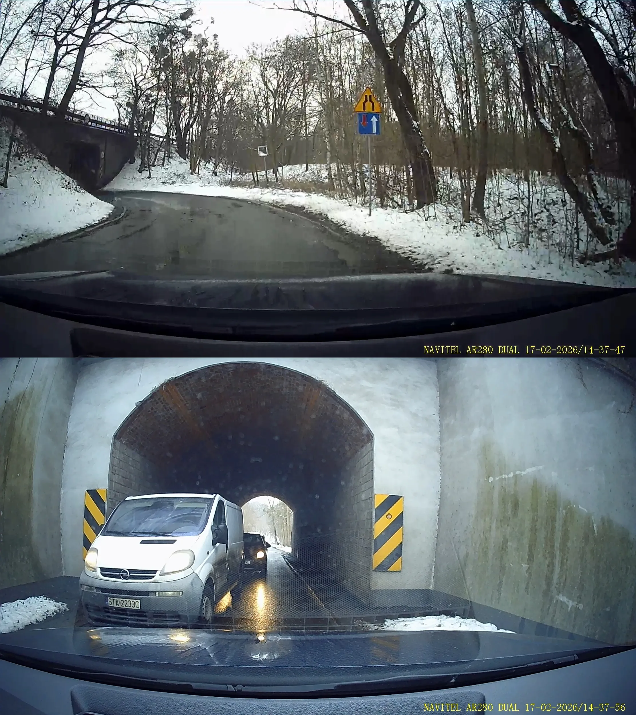 brak znajomości przepisów ruchu drogowego i interpretacja po swojemu bo on pierwszy wjechał tylko zapomina o tym że tam są dwa tunele a pierwszy ja dawno przejechałem i wjeżdżałem do drugiego a on jak ostatni cham byle do przodu