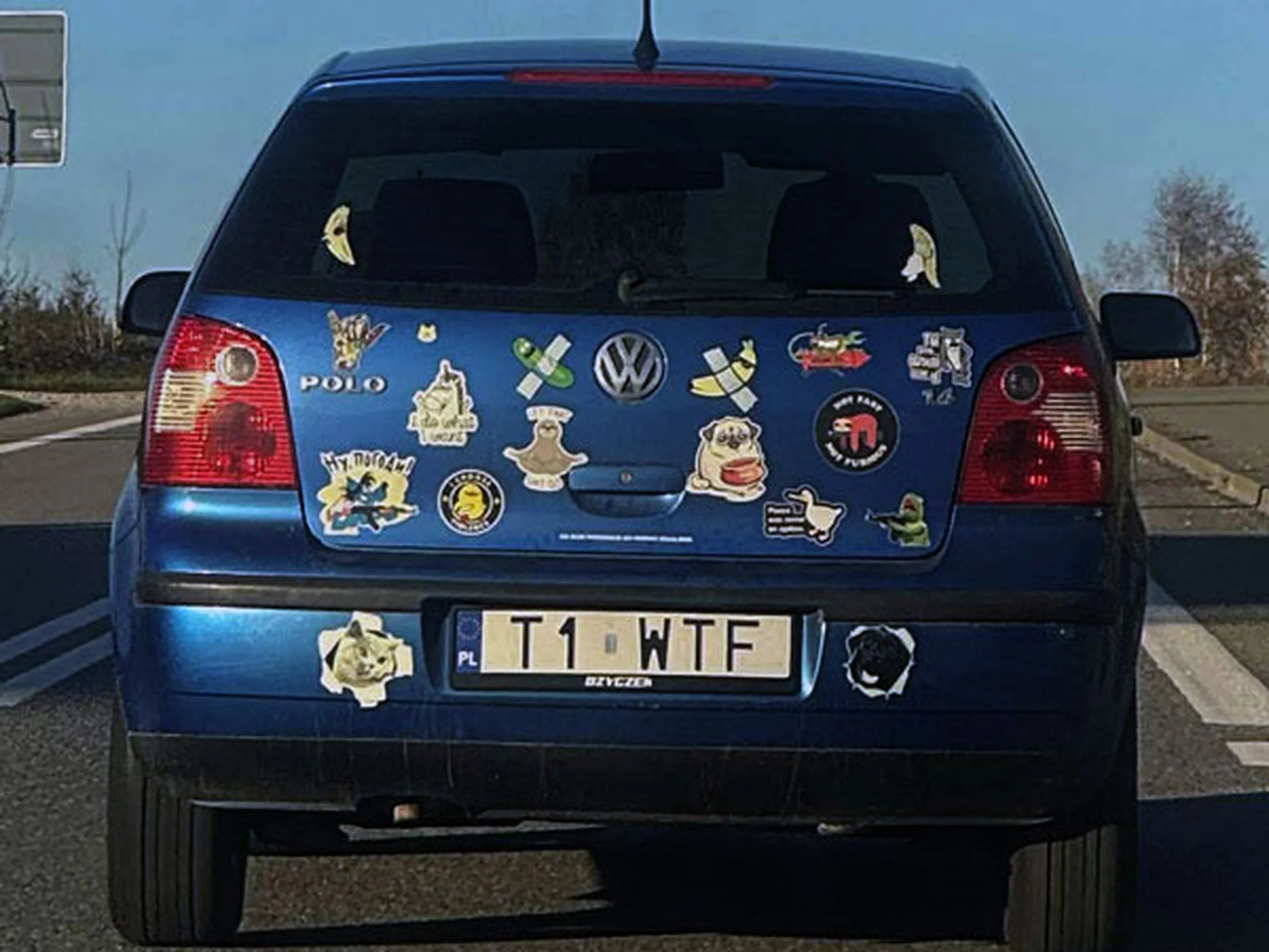 Fajny numer, blacha T1 WTF