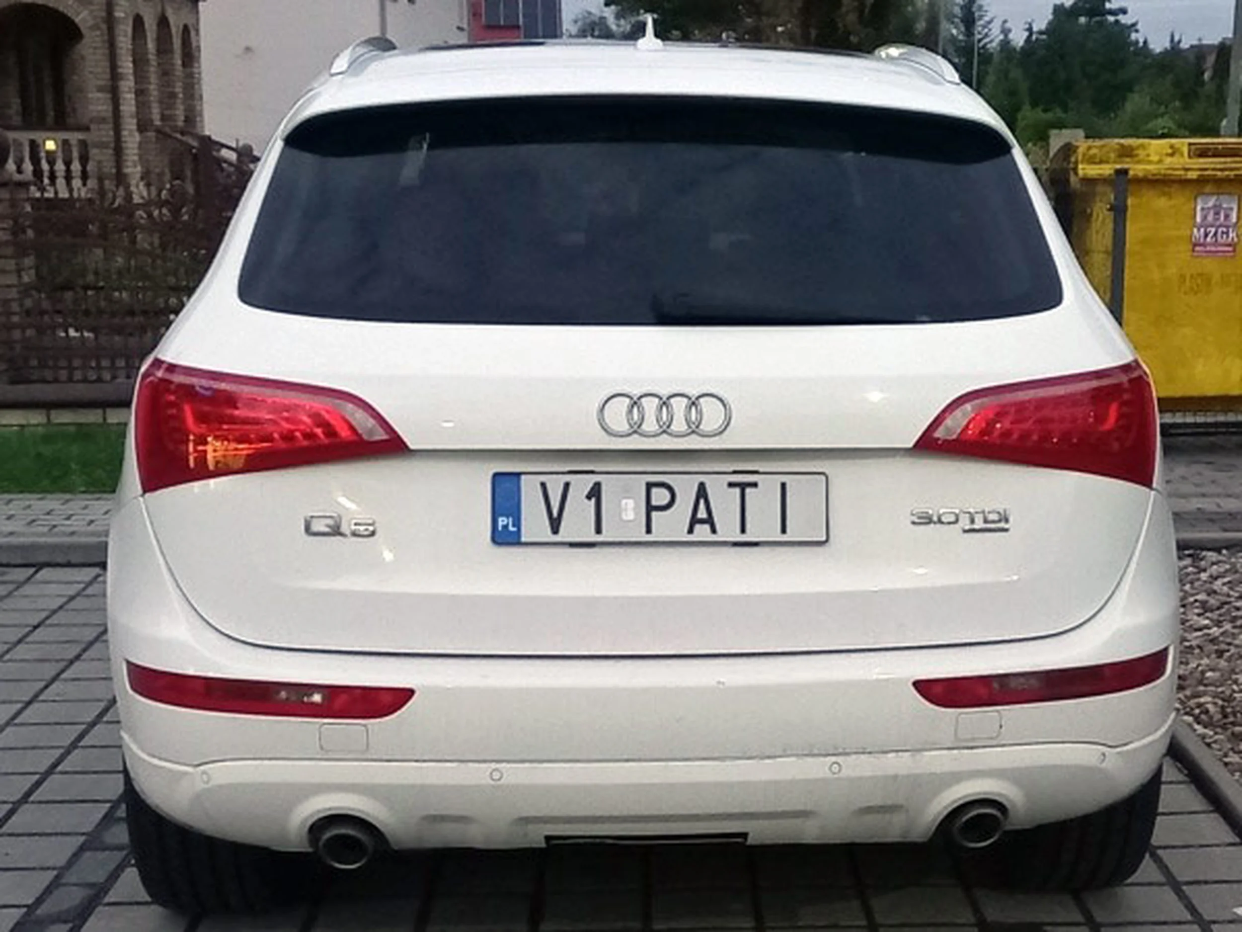 Fajny numer, blacha V1 PATI