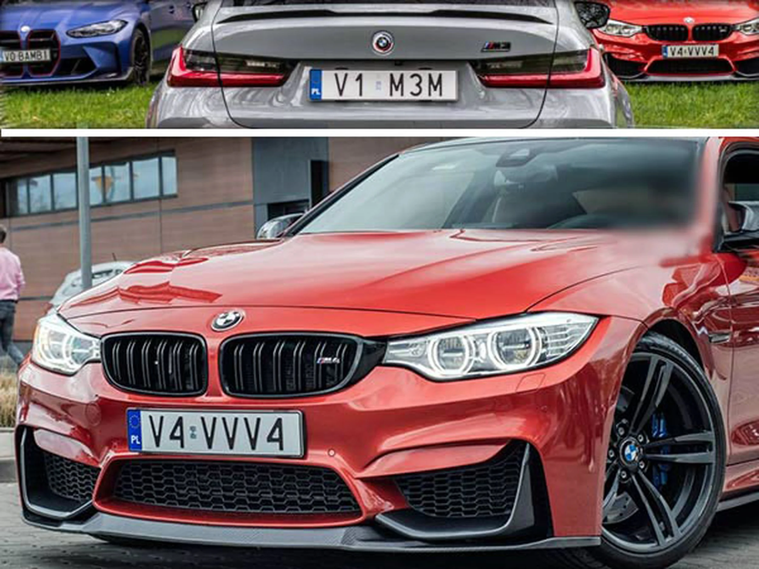 Fajny numer, blacha V4 VVV4