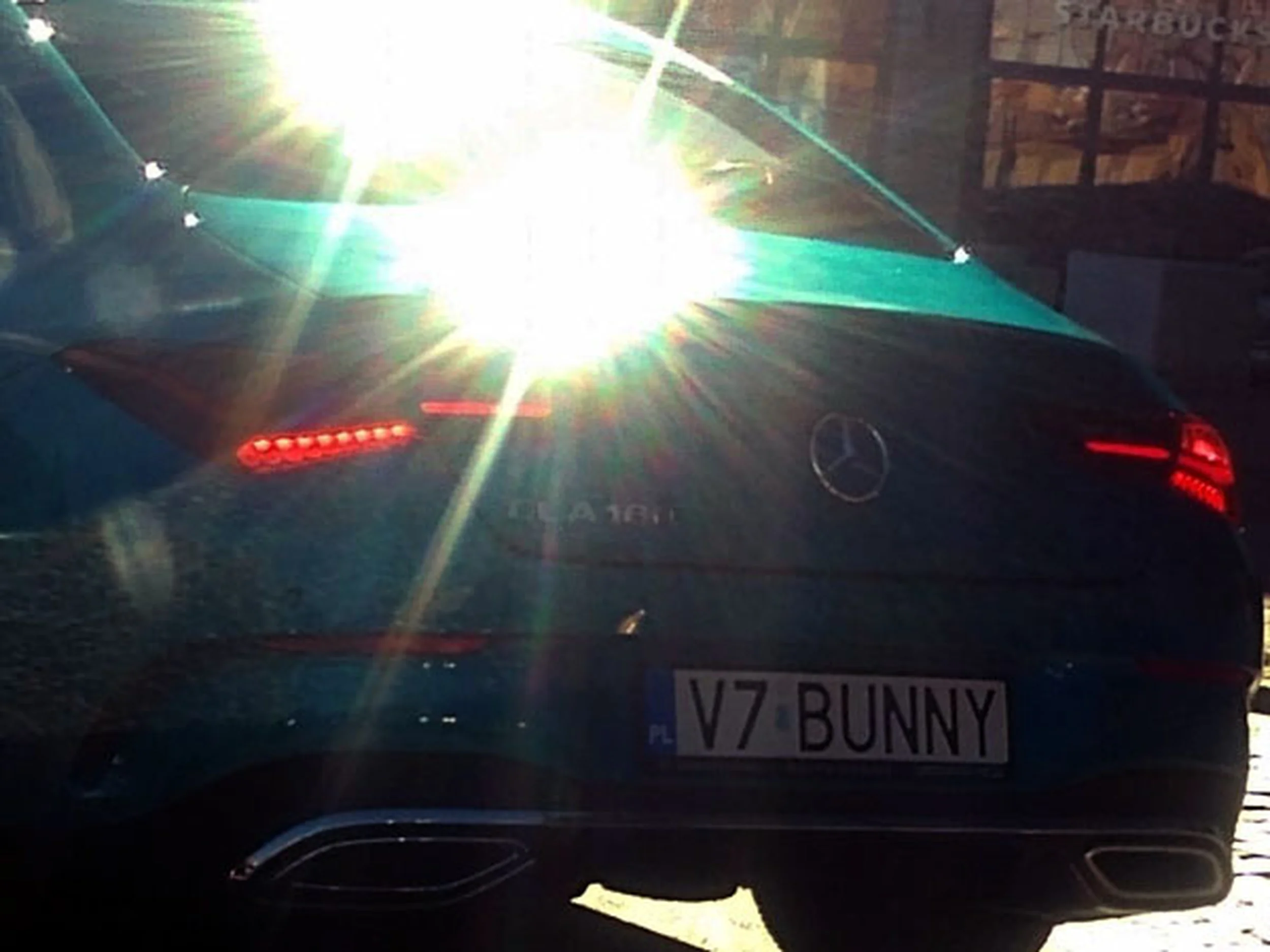 Fajny numer, blacha V7 BUNNY