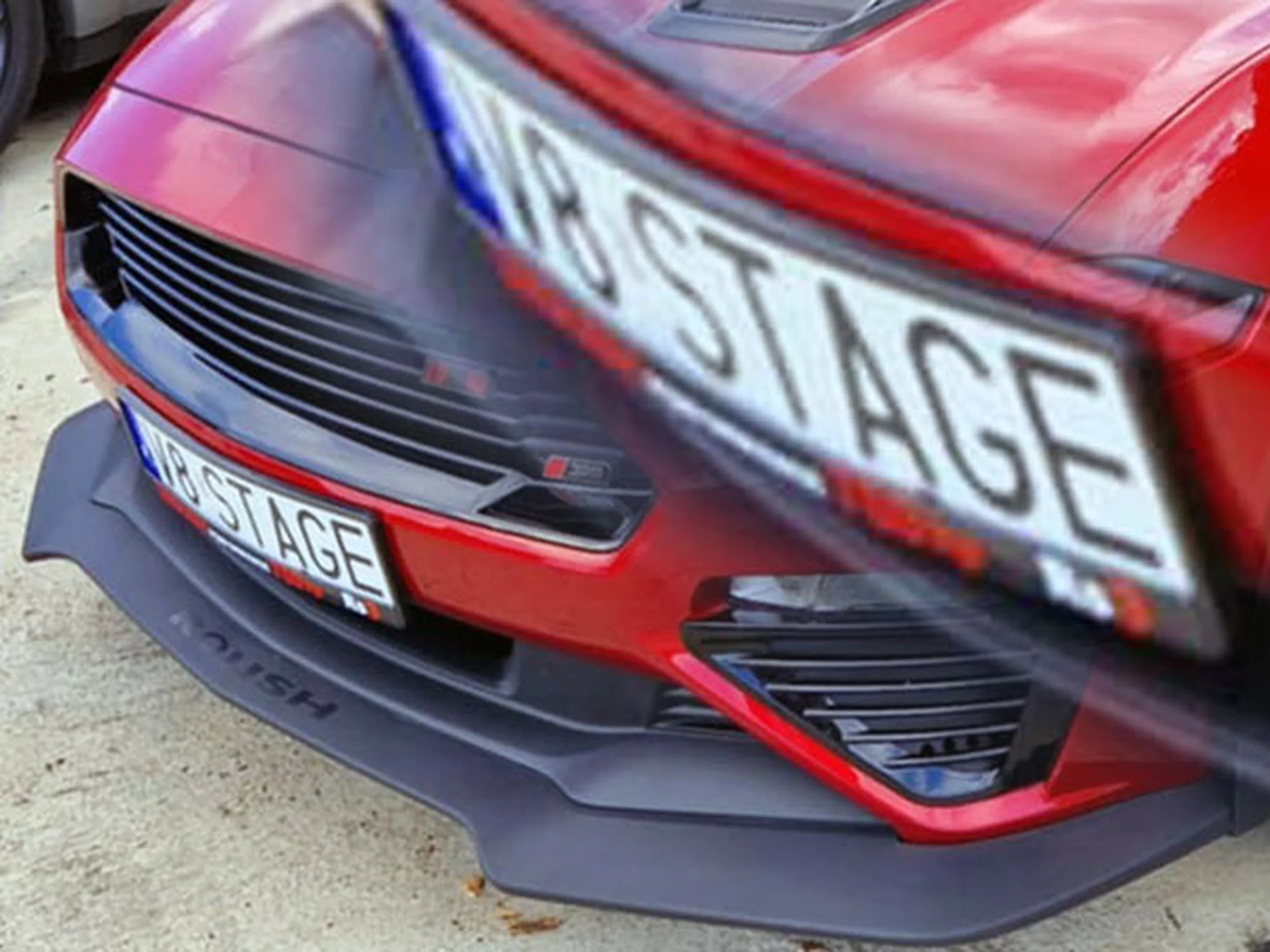 Fajny numer, blacha V8 STAGE