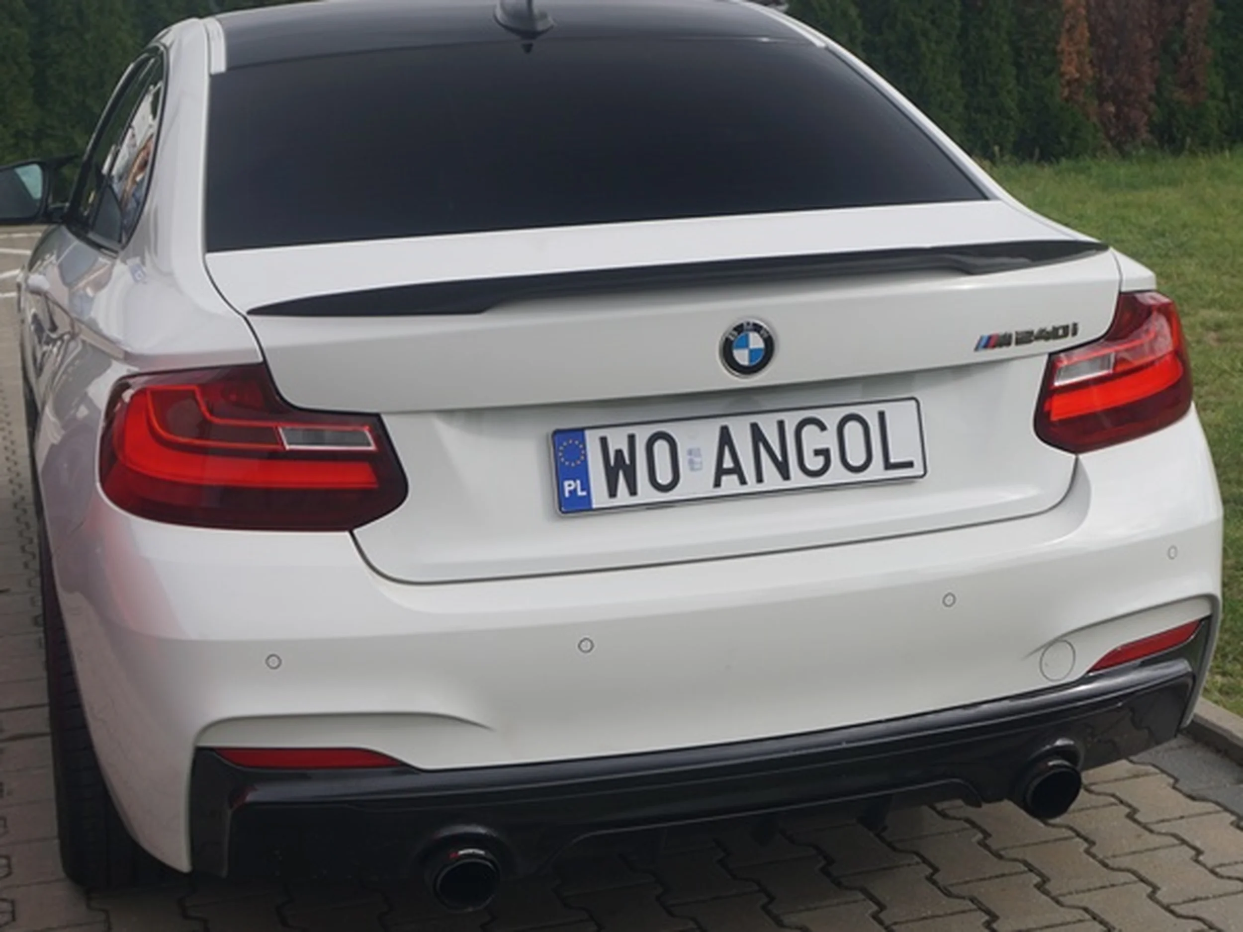 Fajny numer, blacha W0 ANGOL