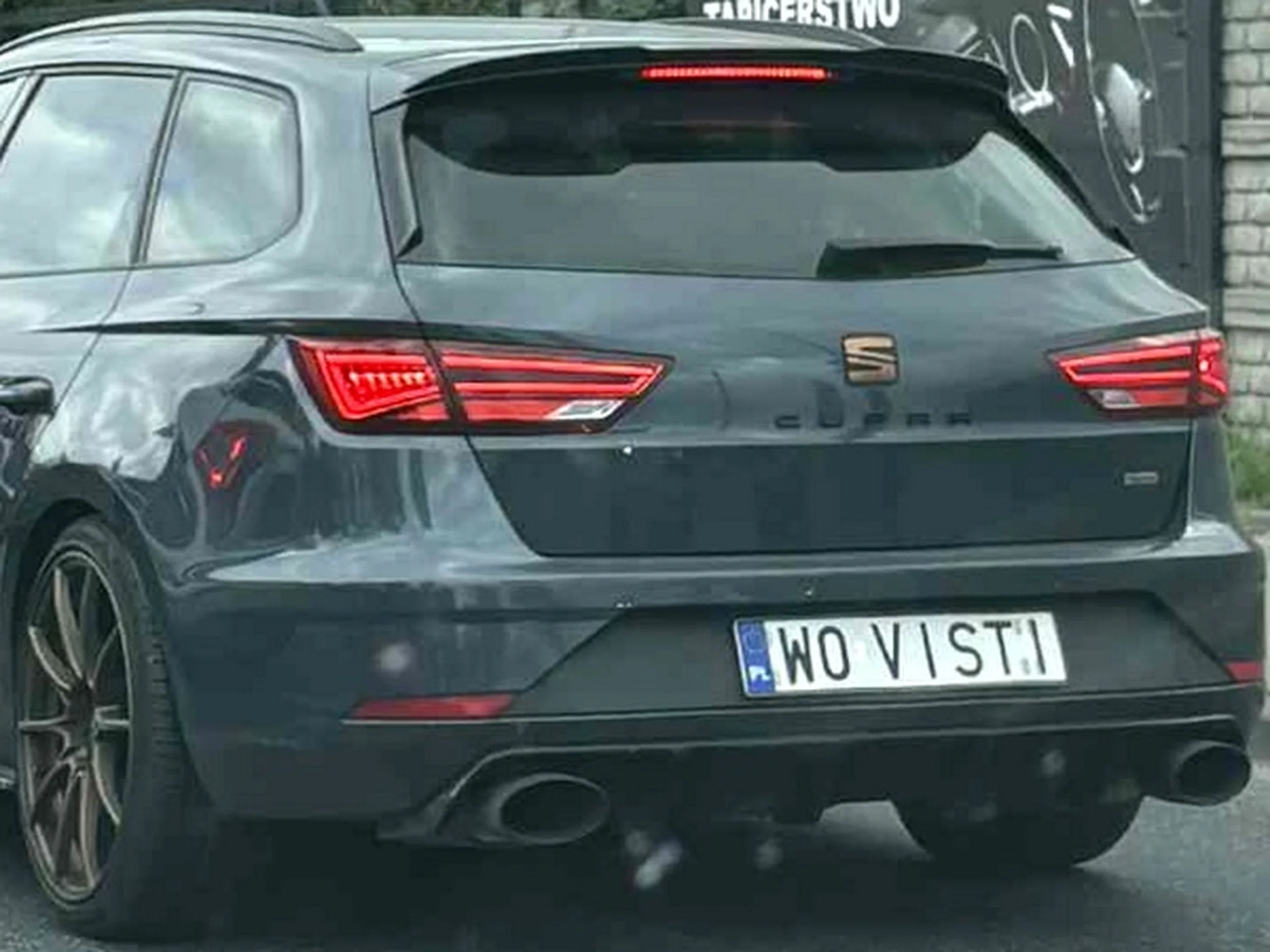 Fajny numer, blacha W0 VISTI