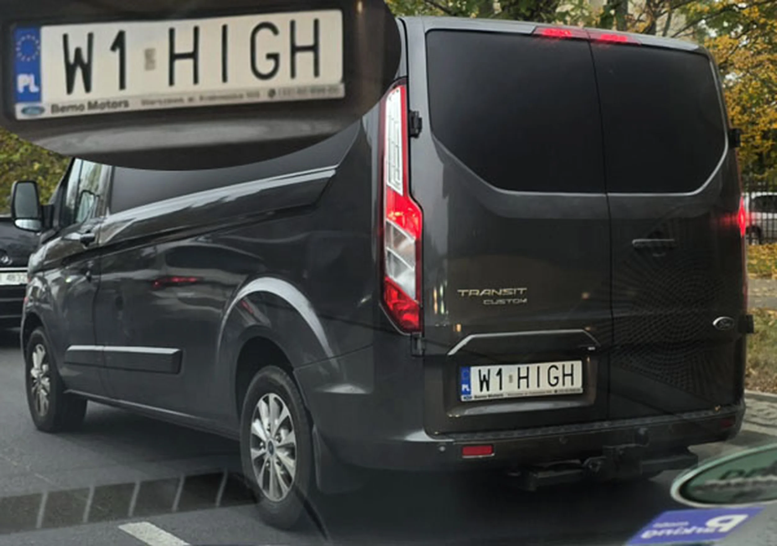 Fajny numer, blacha W1 HIGH