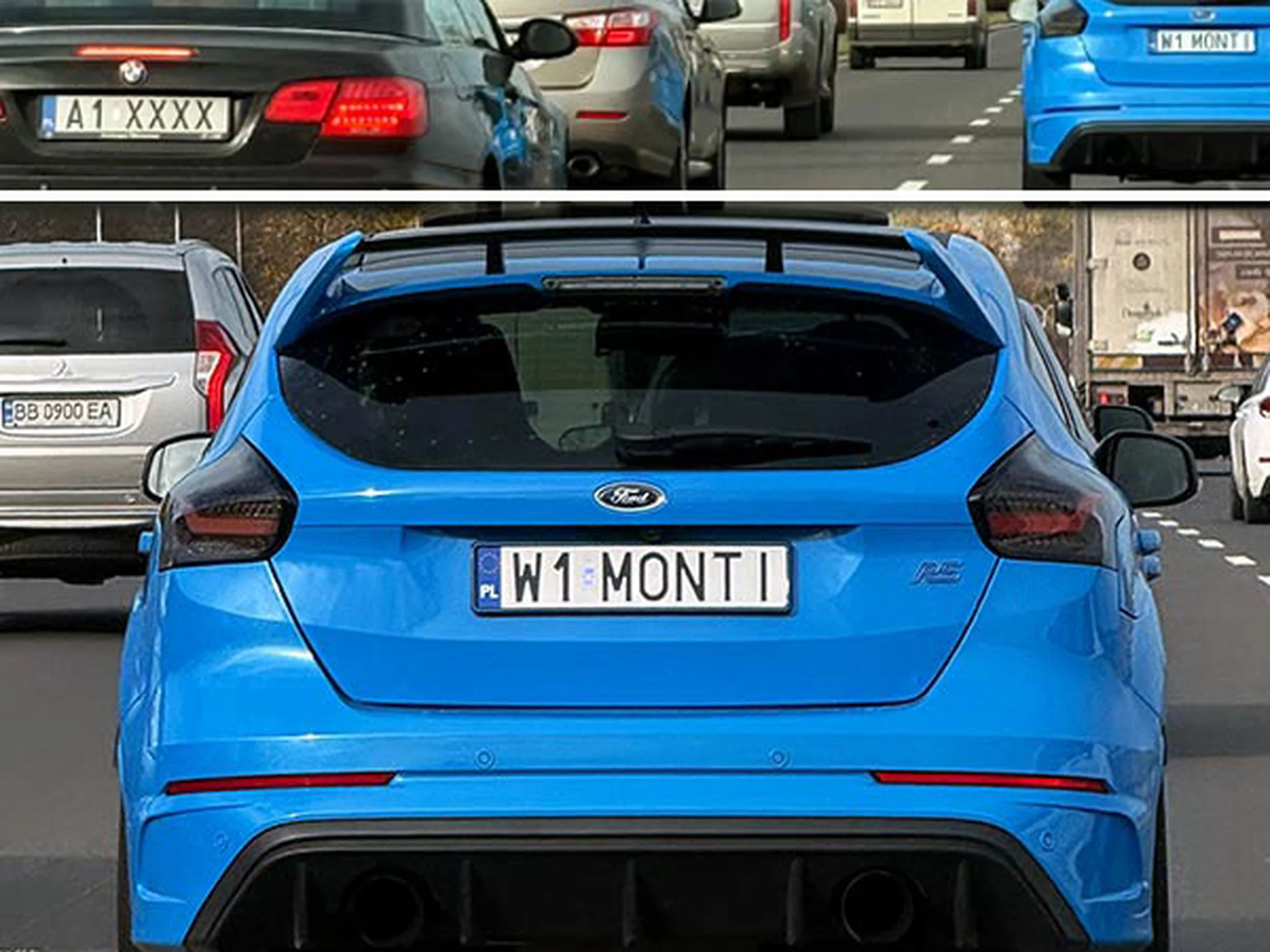 Fajny numer, blacha W1 MONTI