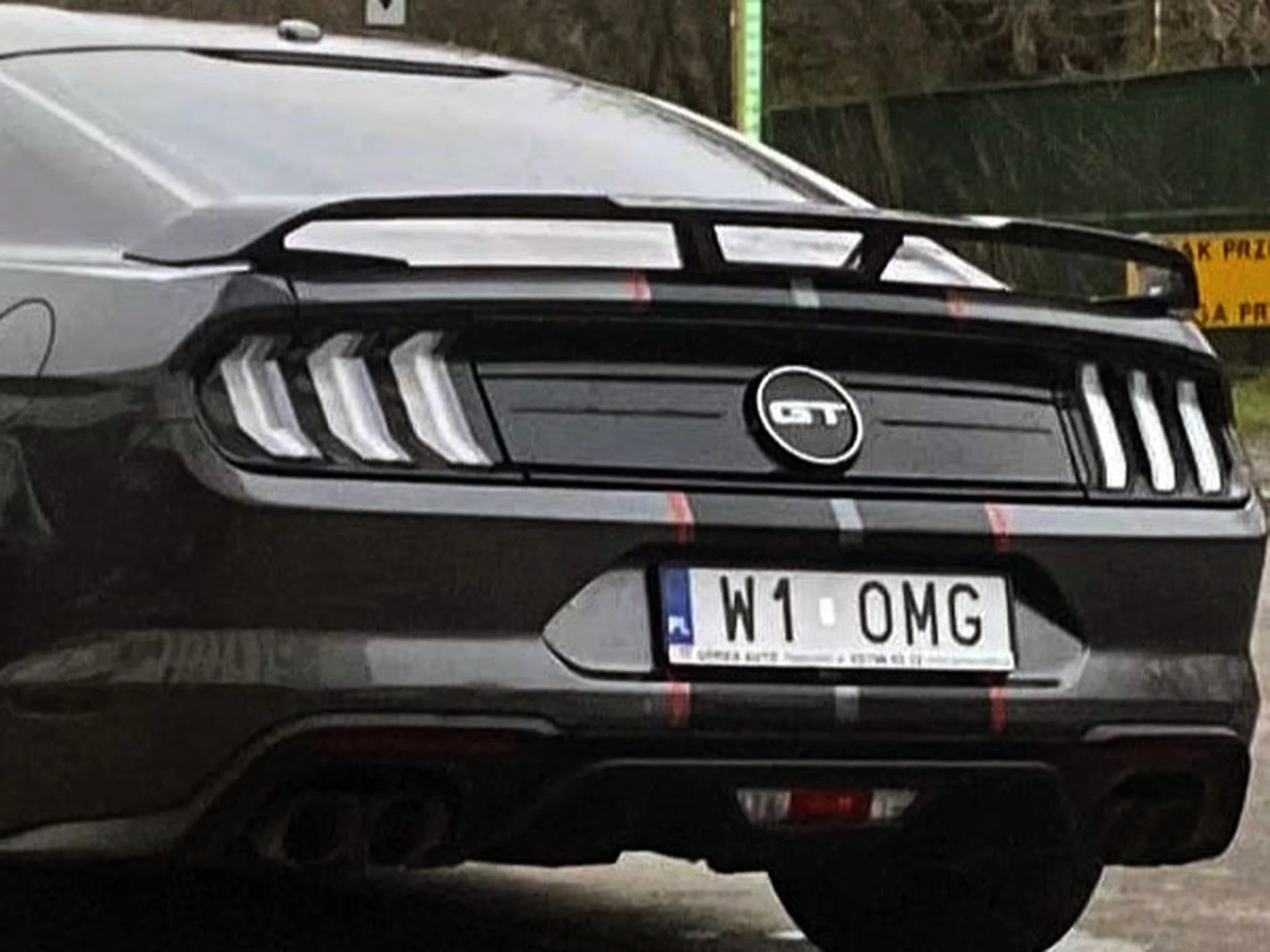 Fajny numer, blacha W1 OMG