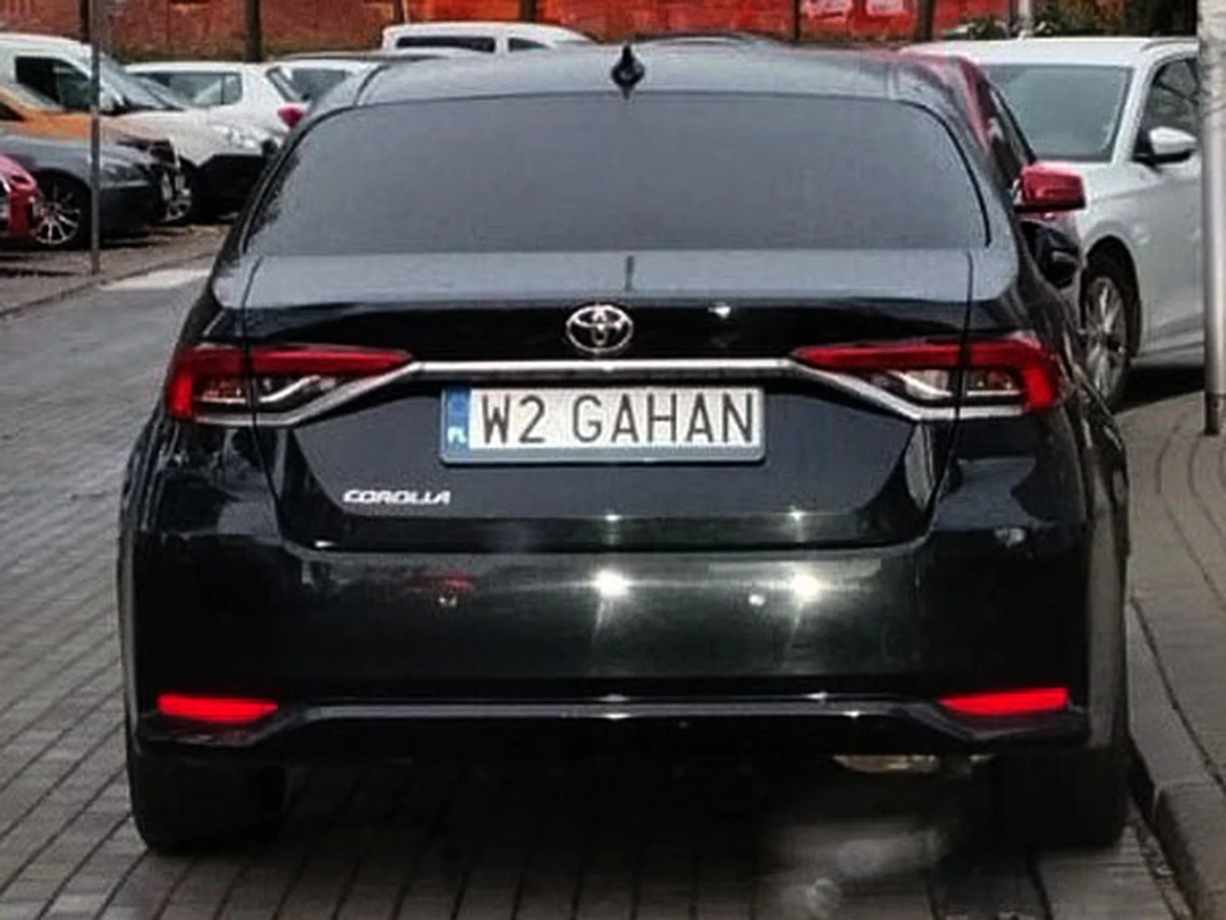 Fajny numer, blacha W2 GAHAN