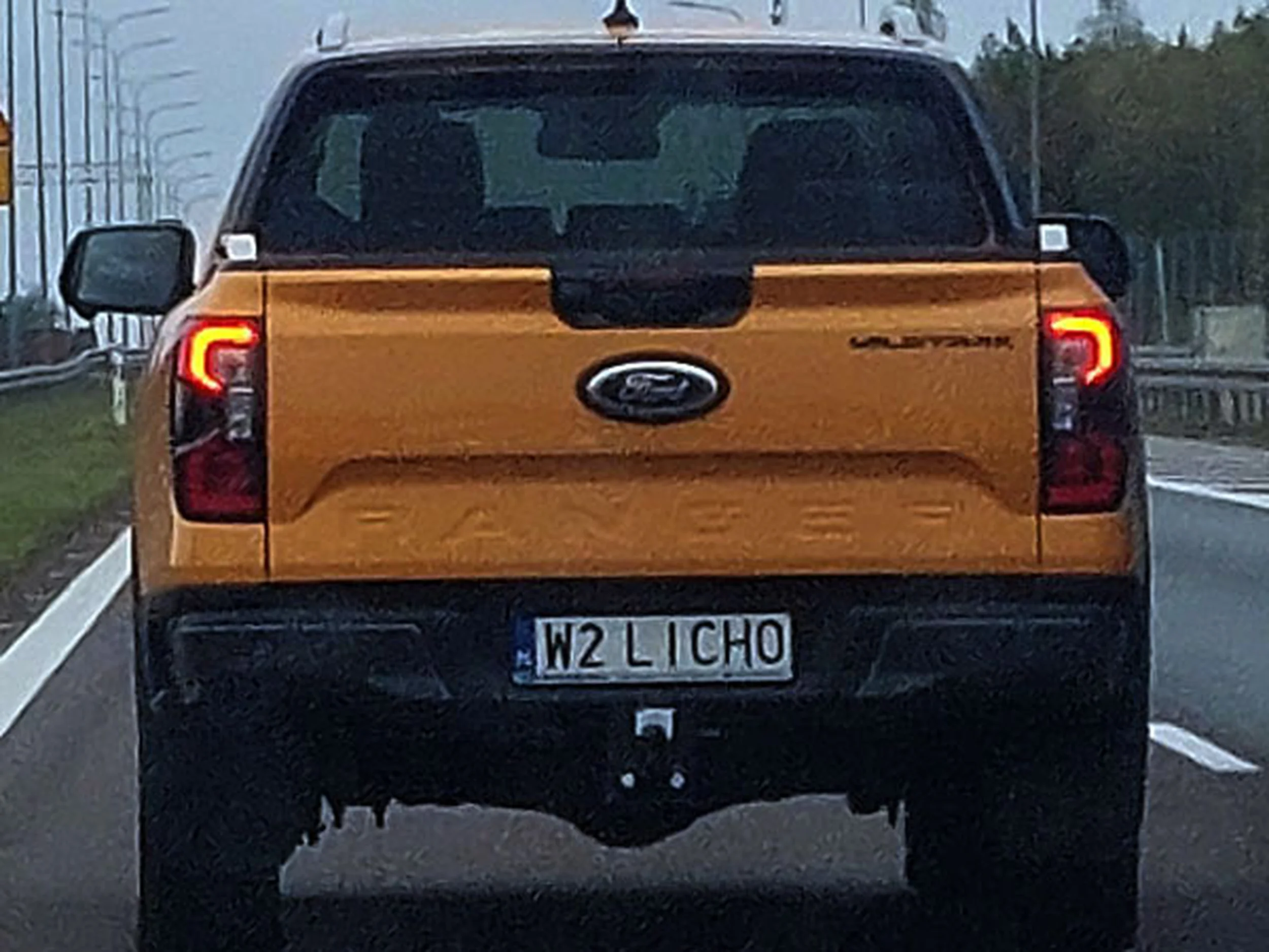 Fajny numer, blacha W2 LICHO