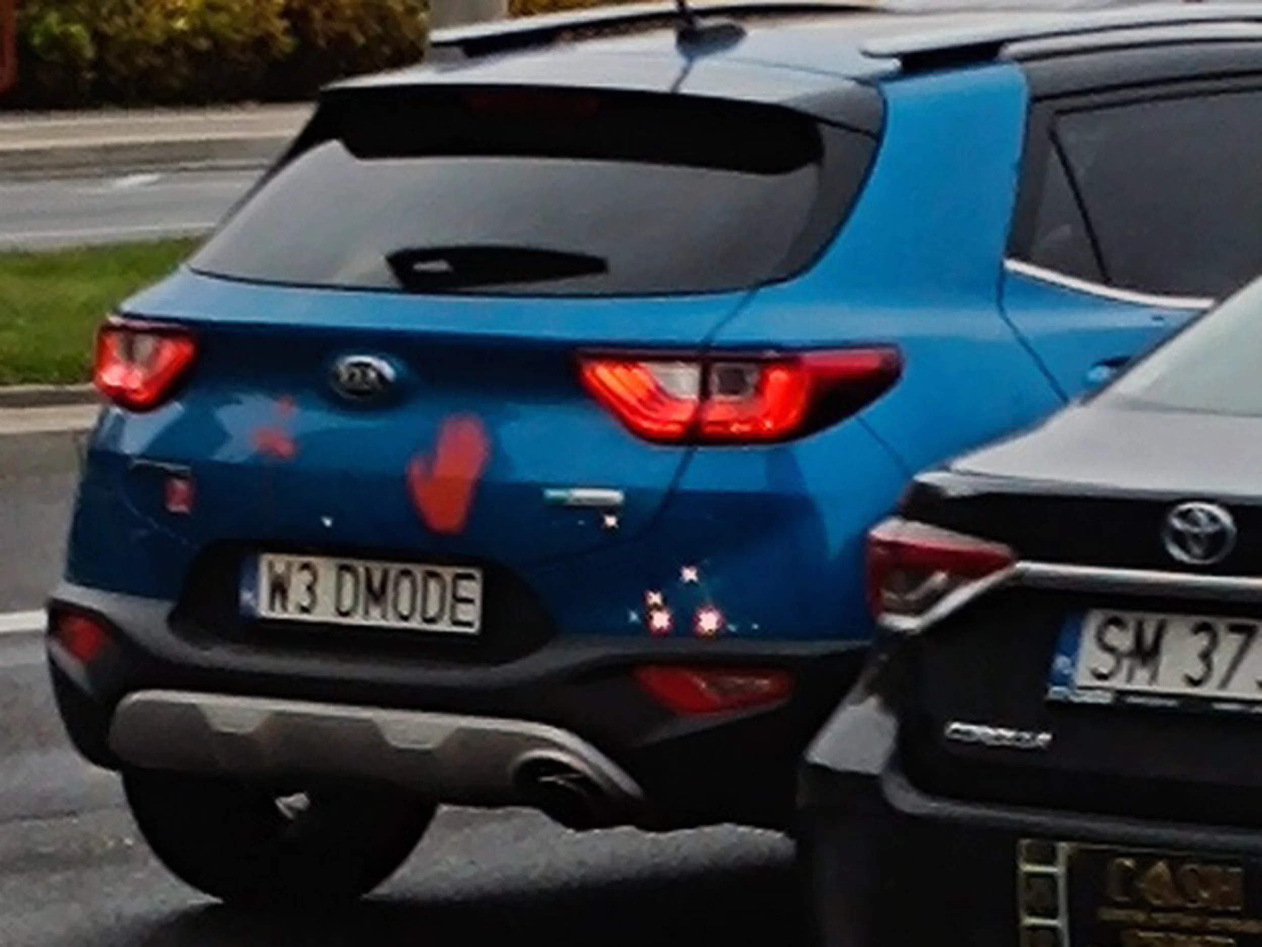 Fajny numer, blacha W3 DMODE